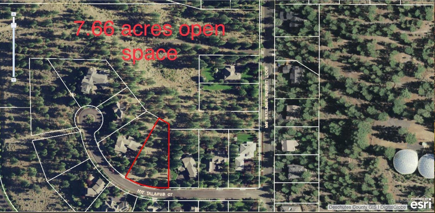 Spectacular upscale privacy in the heart of NW Bend! Rare new construction opportunity on this spectacular 2/3 acre wooded lot, bordered by 7 acres of neighborhood common area. Talapus Ct. is a coveted cul-de-sac street which features high end luxury homes and privacy not typically observed on Bend's NW side. Predominantly LEVEL building site on an exclusive, quiet cul-de-sac situated high above and opposite the Broken Top Golf Community. This lot backs to 7.66 acres of neighborhood green space with close proximity to downtown Bend, Old Mill, and Mt.Bachelor. 37 acres of City land with walking trails, an old forest fire service lookout, and a City dog park are all situated a mere 600' East of this lot. Talapus Ct. is a special street which rarely has any type of offering for the discriminating buyer tired of golf course lots. HOA fees are only $300 year! A HOA and architectural review committee assure this neighborhood will remain pristine.<br>