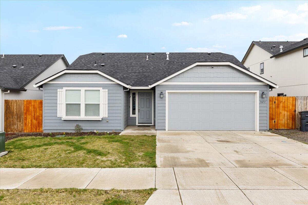 Welcome to this charming, move-in-ready home built by Hayden Homes' it also includes many of the premium upgrades! With over 1,400 sq. ft. of beautifully designed living space, this home offers a perfect blend of modern style and comfort. The pristine white cabinets create a bright and inviting kitchen, ideal for both everyday living and entertaining. With its thoughtful layout and attention to detail, this home is ready for you to make it your own. Don't miss out—schedule a tour today!