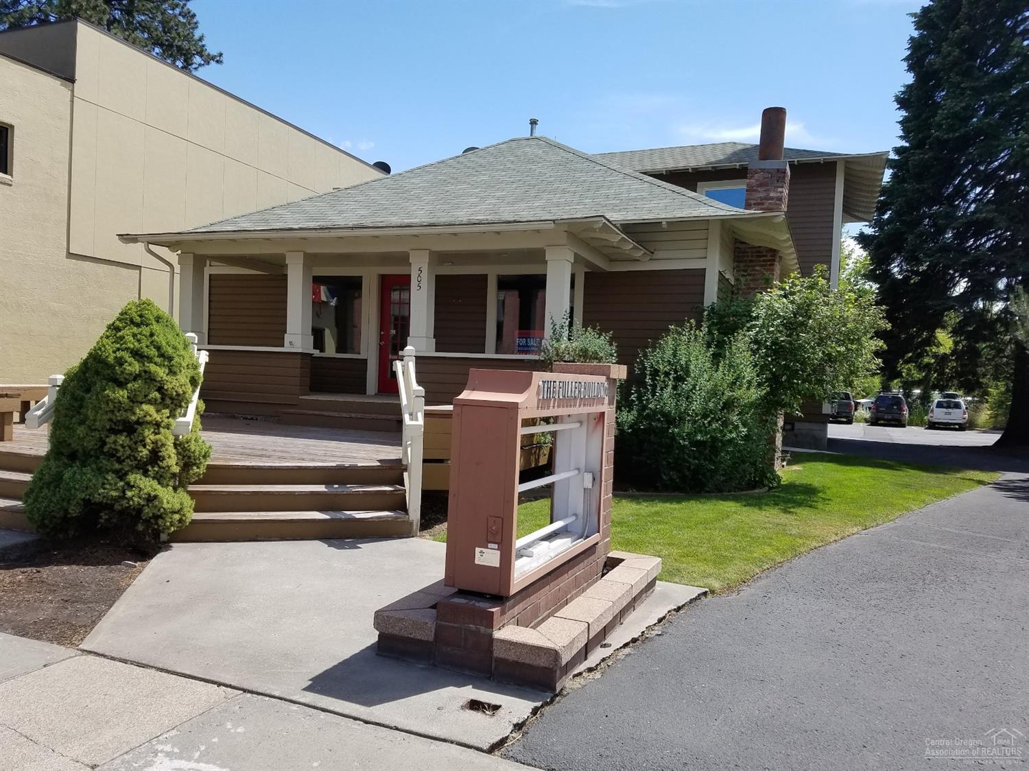 Price Drop! Prime Office Location! Westside building 2,721 sq.ft. remodeled with potential vertical development!!! Unique Downtown Bend Property on major business thoroughfare in the heart of the city with busy drive by traffic. 9,148 sq.ft. parcel zoned in Central Business District. Existing Parking for 8 cars with alley access across from McMenamins Hotel at Bond Street. Potential Buyers are encouraged to consult the City of Bend Planning Department for Bend Development Code (Ch. 2.2)