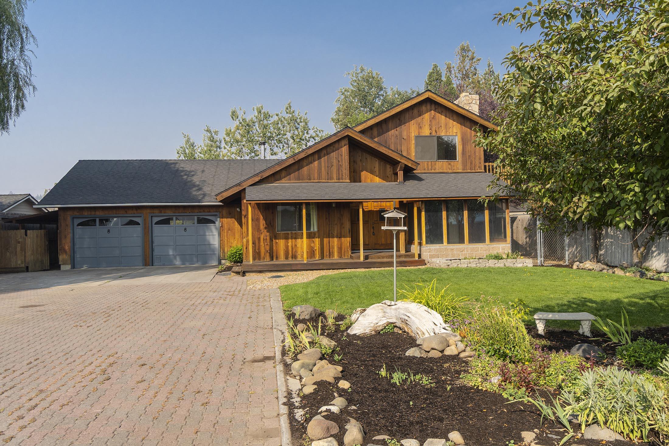 River river river. Tumalo low level Deschutes riverfront on private Otter Run paved street. Cozy 3 bedroom 3 bath home with wood accents. Home has not been for sale for 34 years. .37 acre with .13 river irrigation. Incredible location with flat lot. Home has 1 year old roof, all new easycare flooring, many new view windows, new interior painting, 3 new toilets. Great room plan with 1 bedroom/full bath downstairs. Heat pump. Dog kennel area. FATCO 1 year home warranty included.