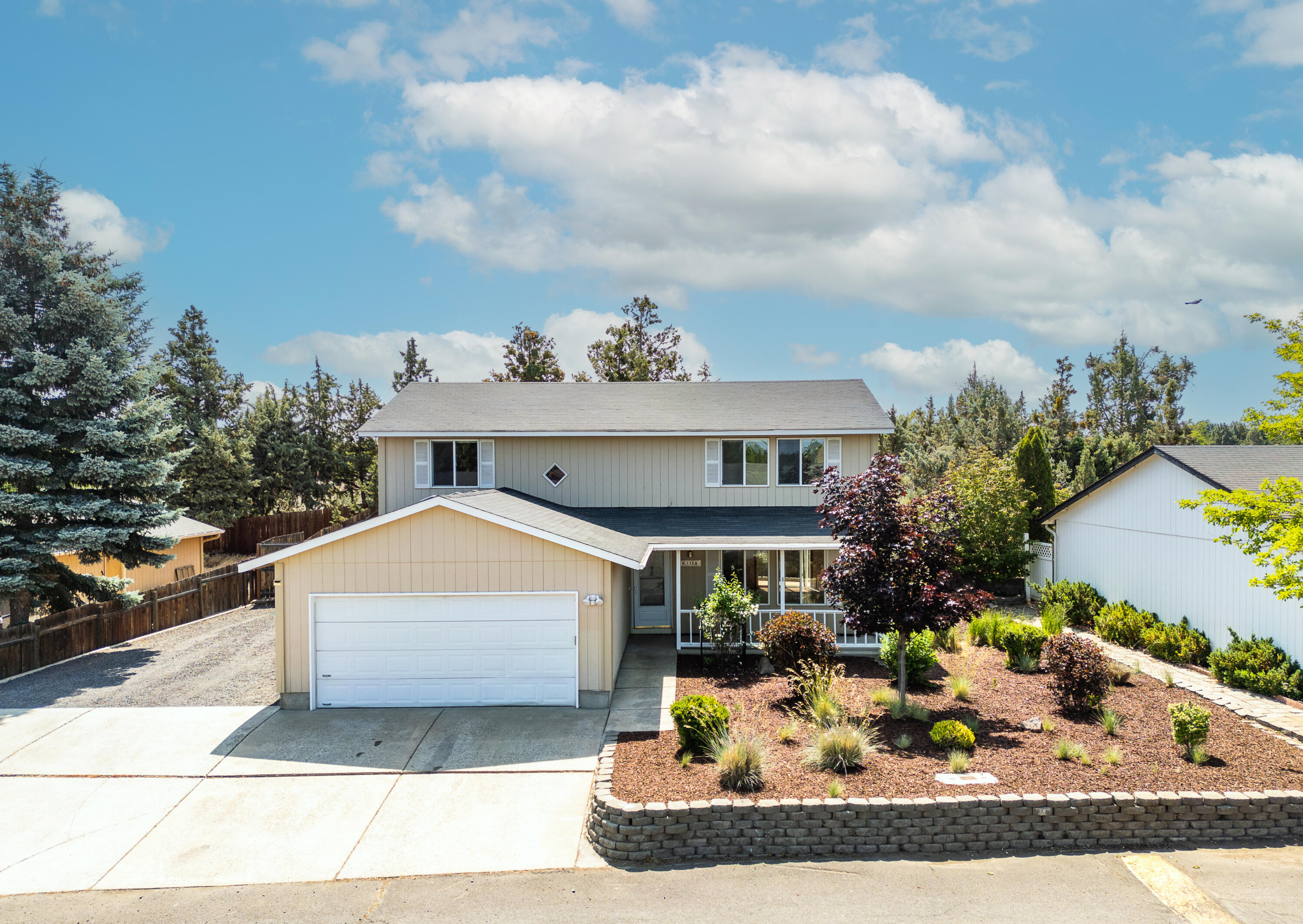 If you're looking for an affordable 4-bedroom home in a well-established NE Bend neighborhood, this spacious gem is a must-see! Filled with natural light, it offers room for everyone—with generously-sized bedrooms and a versatile bonus room perfect for work, play, or guests. The open floorplan flows seamlessly into a dreamy outdoor space featuring a deck, firepit, and covered front porch. Enjoy low-maintenance landscaping and added privacy backing to neighborhood common space. Fresh interior paint and new carpet throughout make it move-in ready. Plus, RV parking means there's space for all your toys. Close to Bend's vibrant shopping, dining, and endless outdoor recreation—snow, water, and trails await!