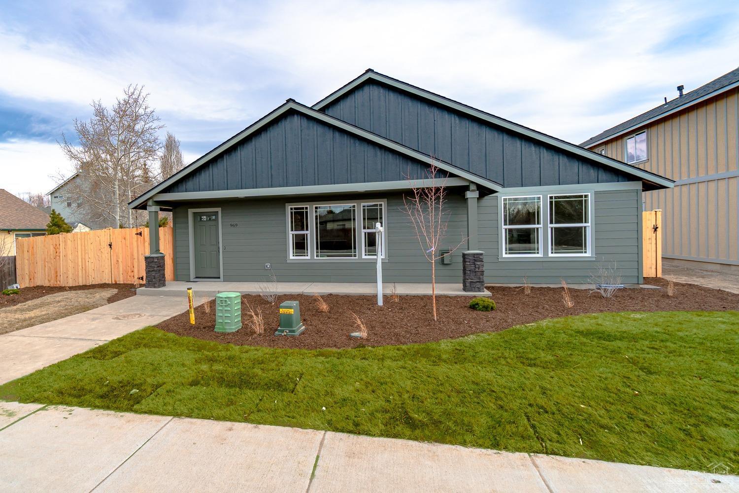 Situated in a quiet section of NW Redmond, this home checks the wish list boxes! Enjoy Cascade Mtn Views in a luxurious new home in NW Redmond. 3 bedroom, 2 bath, 1,852 sf of living space. Lg Great room w/ corner gas fireplace open to Kitchen w/island, Custom Knotty Alder cabinets, Quartz slab counter tops, modern full height tile back splash.&nbsp; All Stainless Energy Star appliances &amp; spacious pantry. Open floor plan &amp; dining w/ tons of natural light. Gas forced air w/high efficiency furnace &amp; A/C ready. Double car garage, landscaping w/auto sprinklers, fully fenced w/6' Cedar AND RV parking. GPS 1930 NW 10TH ST, REDMOND, OR 97756 to get there! Very close to Tom McCall, Elton Gregory, Quince Park &amp; all amenities.<br>