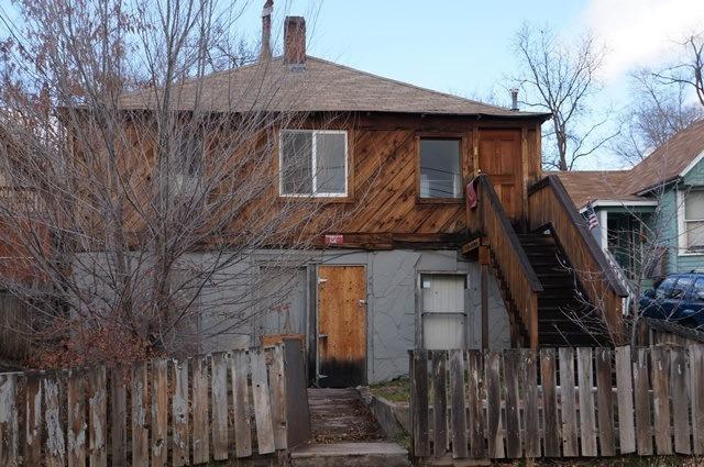 Fisher upper with potential for two living units. Upstairs has two bedrooms and one bath with front entry. Could be livable with a little work. Downstairs could be another apartment but need a lot of work. Needs new room and yard work. This is a bank owned home and is being sold as is.Employees and family members residing with employees of JPMorgan Chase Bank, N.A, its affiliates or subsidiaries are strictly prohibited from directly or indirectly purchasing any property owned by JPMorgan Chase Bank, N.A.