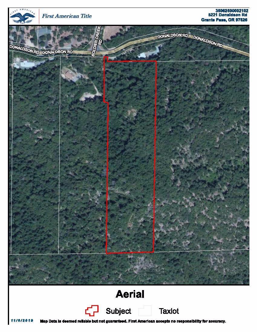This 10 acre property in Desireable Colonial Valley has a recent appraisal of 155000. Zoned RR5, which means potential for subdivision! Property was marked every 70ft with T-posts around the entire perimeter by Wytcherley Surveying in 2017 and has potential of stunning valley and mountain views in one of the most desirable areas that Grants Pass has to offer.