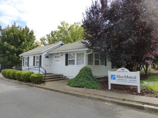 High traffic location in East Medford, office building is a converted residence with a large reception area, 4 private offices, break room, and off street parking. Building is for sale and/or lease to a qualified buyer for up to six months at $1,000/mo.