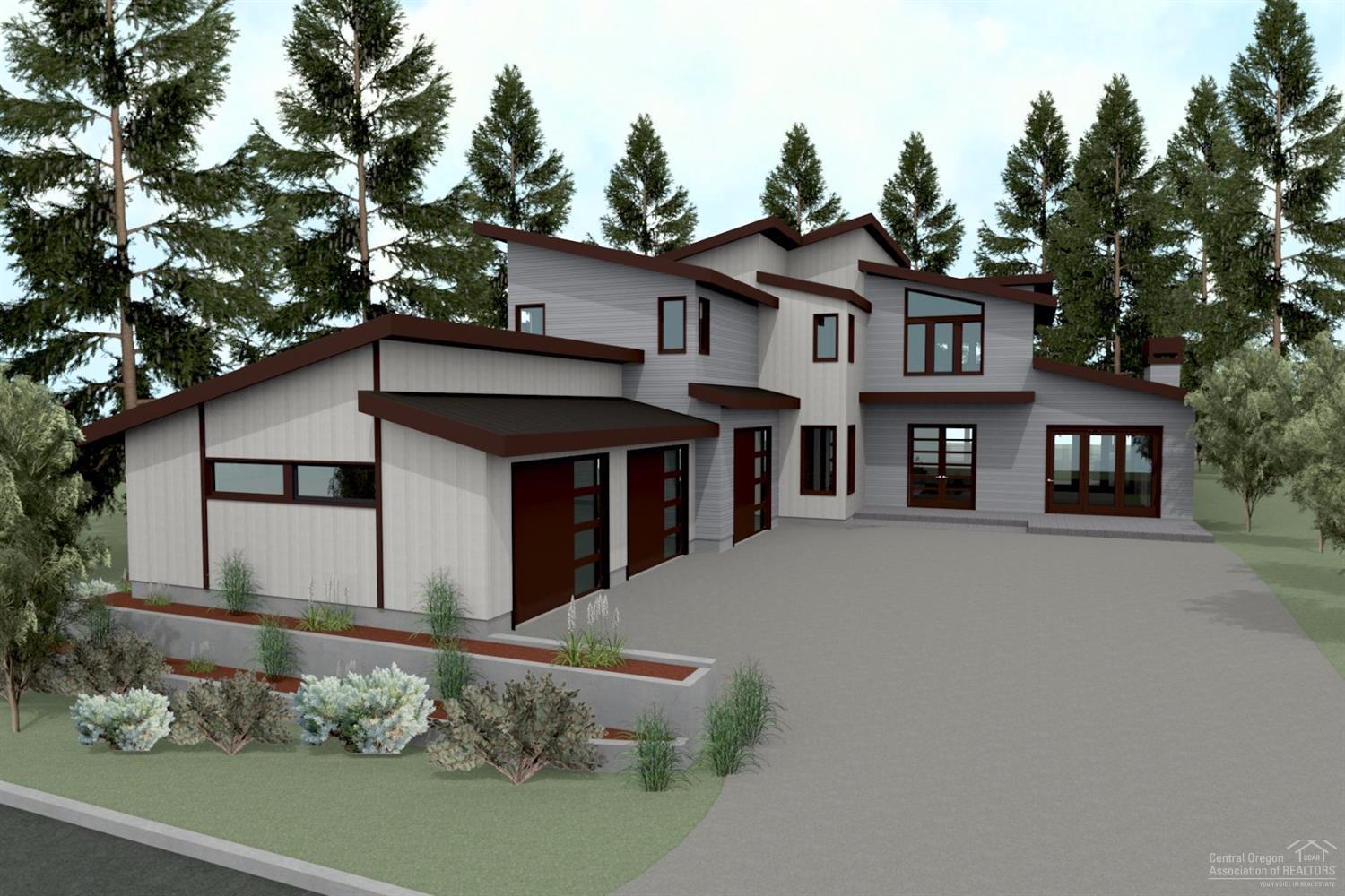 Located on a gentle wooded site in the coveted Glen neighborhood in Tetherow, this mountain contemporary home is currently under construction by Sienna Building. Known for delivering high-quality custom, green (NAHB cert.) homes, time was spent designing a light, inspired & useable floorplan. Nearly 3,600 Sq Ft, main floor master, 4 Beds, 3.5 Baths & an open great room design w/ 10' ceilings. 3 car garage w/ separate doors, tiered rear yard w/ water-feature & a sharp exterior w/ a mix of siding materials.