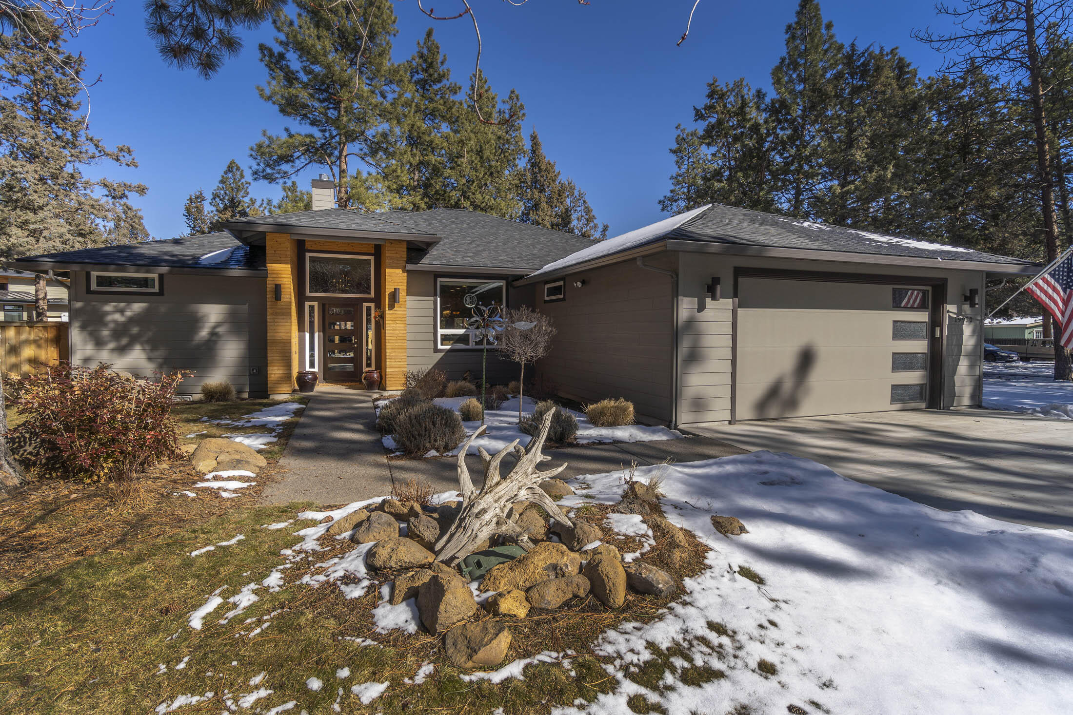 Newer single level home in pristine condition.  1/4 acre lot with landscaped front and back yards.  Also includes hot tub and over sized ''She Shed''. Covered back patio.  Private fire pit and sitting area. Home is just a few hundred feet from the Deschutes River and Deschutes River Trail.  Old Mill District is about a mile away.  Farewell Bend Park is a very, very short walk.  One bedroom is being used as a very large office.  Many other million dollar homes in subdivision.  Numerous businesses  and restaurants are within a 5 minute drive.  Mount Bachelor Ski Resort is 20 miles away.  Great schools at all levels.  3 miles +/- to Oregon State University/Cascade Campus.