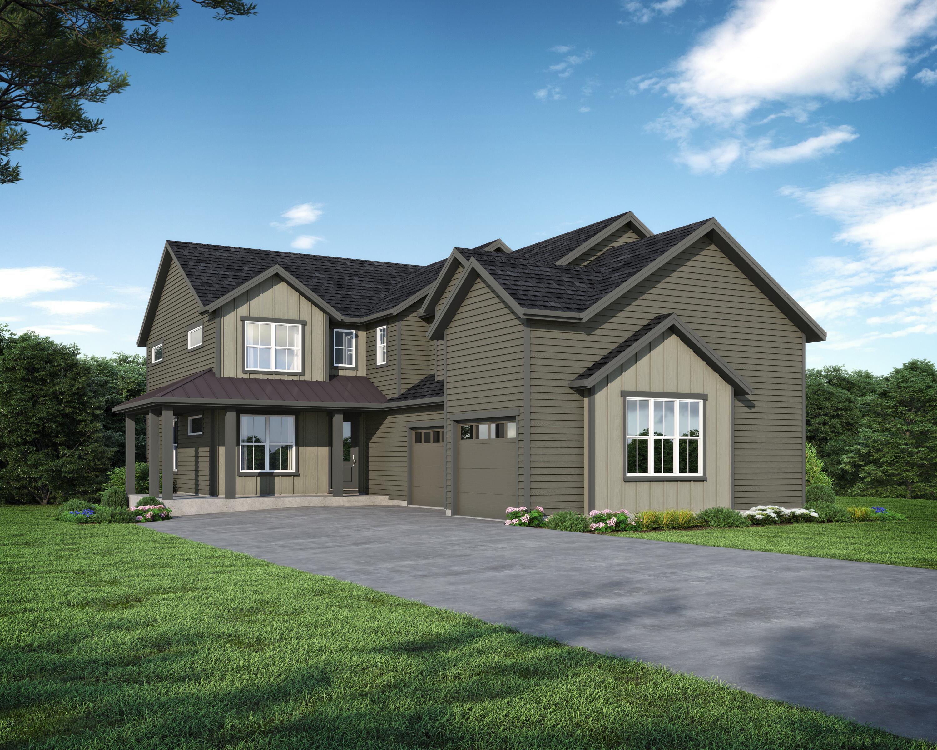 Your Opportunity to Semi-Customize Your Dream Home! This stunning 5-bedroom, 3-bath home offers a flexible layout with a bedroom on the main level, bonus room, office, and an oversized 2-car garage plus RV parking. The spacious open-concept design features a large kitchen with quartz countertops, walk-in pantry, and hardwood flooring throughout. Relax in the inviting living area with a floor-to-ceiling tiled fireplace, or enjoy the expansive covered front porch and covered back patio—perfect for outdoor entertaining. The luxurious primary suite boasts a soaker tub, tiled shower, and a large walk-in closet. Don't miss this chance to personalize the finishing touches and make this exceptional home truly yours!