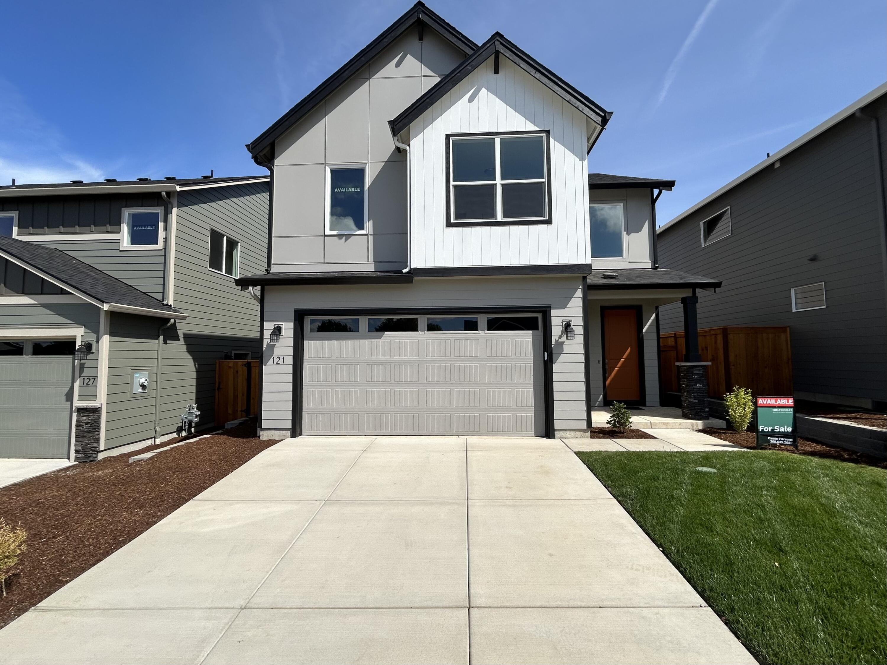 Special financing incentives available! MOVE IN READY! Welcome to Quail Run—a stunning community perched above the Eagle Point Golf Course, offering breathtaking views of the Table Rocks and surrounding mountains. This plan blends comfort and functionality in a light-filled, two-story layout designed for modern living. Broad sightlines, smart storage, and an open flow create a spacious feel throughout. Step onto the covered porch into a welcoming entryway, or enter through the garage into a mudroom with a spacious closet for coats and bags. The great room features large windows, a cozy fireplace, and flows into a stylish kitchen with an island, spacious pantry, and ample cabinet space. Upstairs, a versatile loft offers flexible space for work or play, along with three bedrooms and a conveniently located laundry room. The primary suite includes a coffered ceiling, walk-in closet, and a beautifully finished en-suite bath. This home is ready to welcome you.
