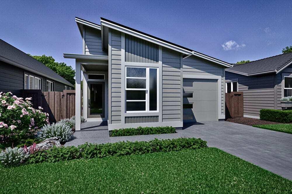 Easton Phase 3 - Homesite #183 - UNDER CONSTRUCTION - Discover the Orchard plan on Lot 183—an efficient and stylish single-level home with a large outdoor covered patio and a sizeable landscaped backyard with an estimated completion of December/January. Featuring 2 bedrooms, 2 baths, and a flexible space perfect for a home office, study, or reading nook. Interior highlights include quartz countertops in the kitchen, baths, and laundry, full-height kitchen backsplash, luxury vinyl plank flooring in main living areas, and a tiled shower in the primary suite. Additional features include a tankless water heater, air conditioning, and more. Located in Easton, a vibrant SE Bend community offering green spaces, pool, fitness facilities, and walkable amenities. Live where comfort meets lifestyle. Photos are of a similar model; floor plan, colors, and finishes may vary.