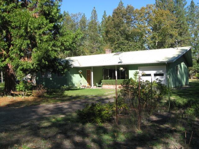 This 3 bed, 2 bath home on just over 2 acres feels like that little piece of Oregon. The home sits back off of a country road and has a good balance of open area and mature, tall pine trees. Existing garden area plus fruit trees, grapes and berries. All information is deemed reliable but not verified. Anyone considering purchasing this property should perform their own investigation into the uses and condition of the property.