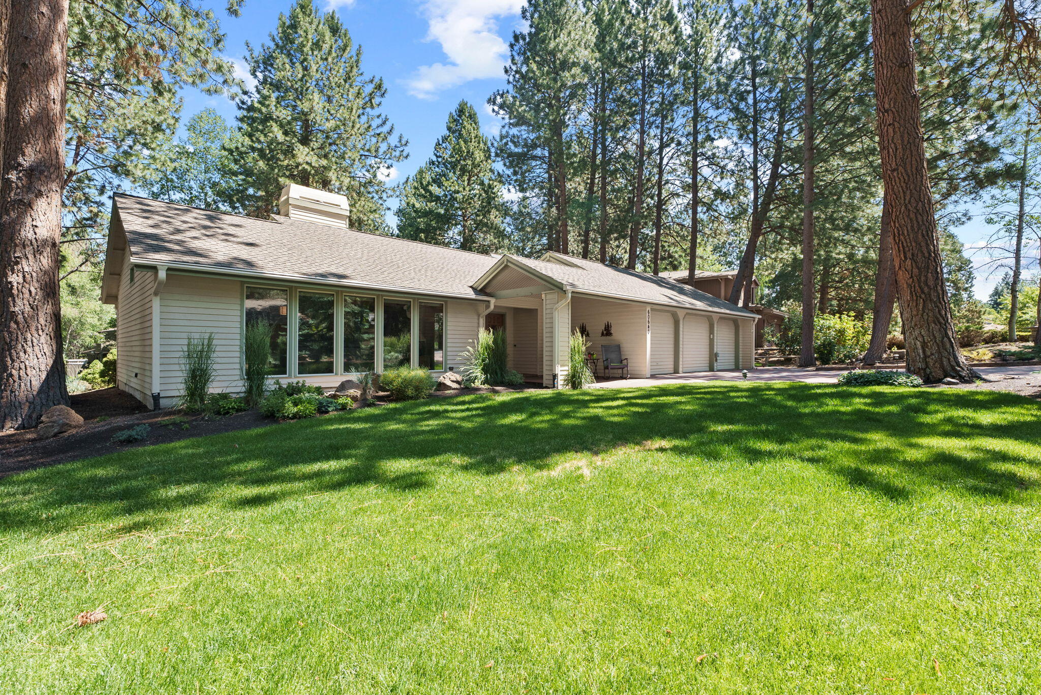 Welcome to Mountain High, where peaceful cul-de-sac living meets modern style and comfort. This beautifully updated single-level turnkey home offers 2,555 square feet of fresh, open living space on a spacious, lush lot. Inside discover a fully remodeled kitchen and bathrooms, complemented by sleek new flooring and fresh, modern paint throughout. With three bedrooms, two and a half baths, and a flowing layout perfect for everyday living or entertaining, this home shines from every angle. Garage offers 3 bays - one half bay has been converted into an office space. The large, green yard feels like an oasis and has a large paver patio to sit and relax. Move right into this fully furnished single level turnkey home and enjoy the best of Mountain High living with golf, pickleball, pool and other fun amenities.
