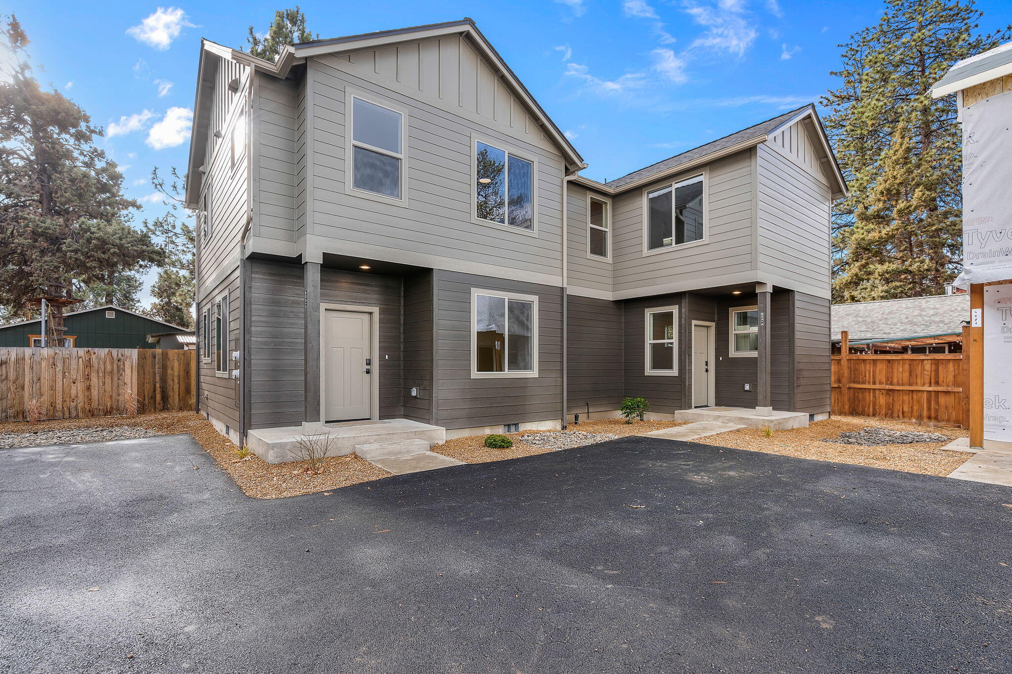 New construction 4 plex. This upcoming quality build from Pacific Construction and Development will make a great long term investment. Up and coming location just across the street from Vince Genna stadium and the Bend Elks minor league baseball team. Upgraded finishes will include Quartz counter tops, stainless steel appliances, waterproof LVP flooring & ductless mini splits heat and air conditioning. All units are over 1000 SF. Three units comprise of 3 bedrooms, 2 bathrooms with built in laundry. While the remaining unit is a 2 bedroom, 2.5 bath with two primary suites and built in laundry. The exterior will be fully landscaped with landlord friendly materials picked for minimal long term maintenance. Located in an opportunity zone. Contact listing broker for more information on the build specifications and projected rental rates.