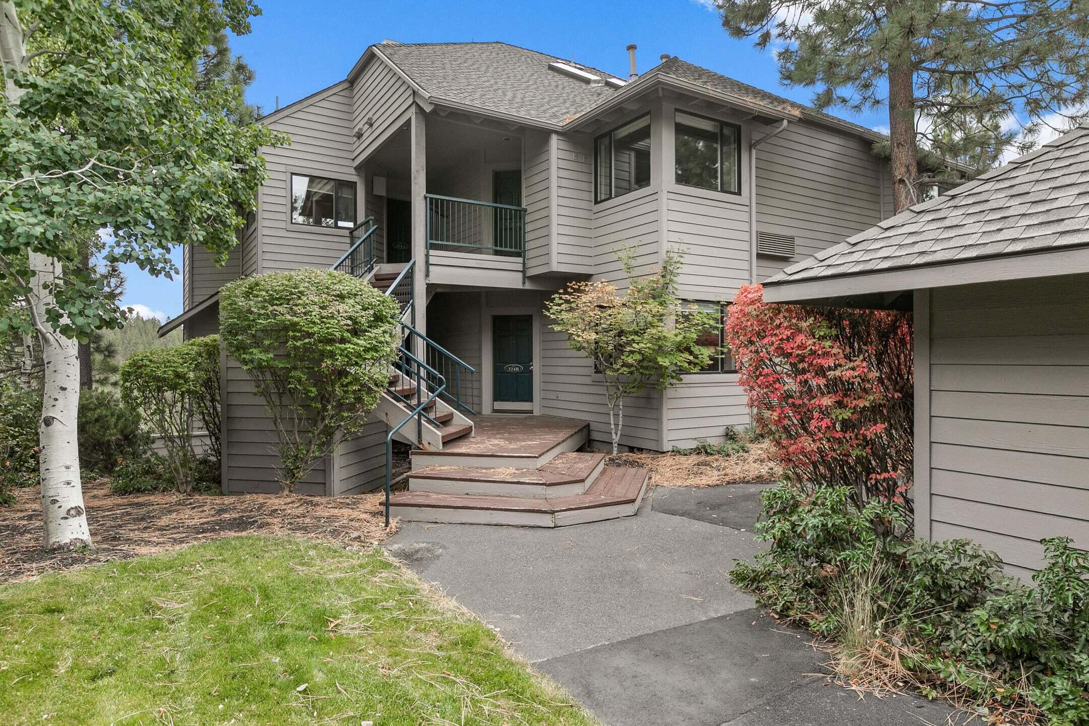Enjoy amazing views of The Deschutes River in this deeded 1/5 interest River Ridge Condo, located in Mount Bachelor Village! Featuring high ceilings, a private deck with hot tub and 2 master suites including a lockout 1 bed/1 bath unit with its own entrance that can be separated from the main condo. Amenities include heated pool, hot tubs, playground and river trail access. Located on the way to Mt. Bachelor and within short proximity to Downtown Bend, the Old Mill District, Amphitheater, Westside shops and brew pubs. This vacation share allows each owner 10 weeks annually, on a Sunday-Sunday calendar. River Ridge has a no pet policy.