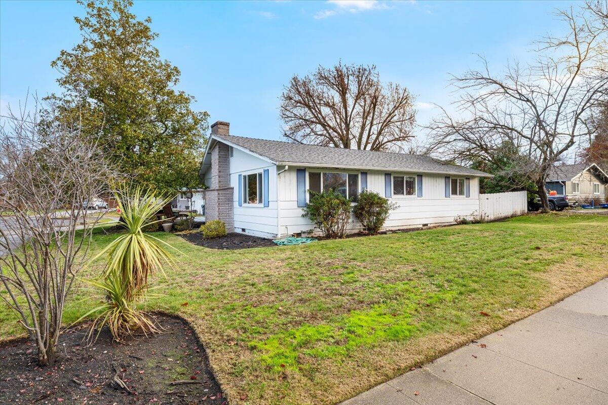 Welcome to 1602 Gayety Drive. This comfy home features 3 bedrooms, 2 bathrooms, a bonus room and 1,456 square feet of comfortable living on a desirable corner lot in a quiet cul-de-sac filled with fantastic neighbors. As you approach you'll find a cozy deck with a beautiful large tree. Walking into the large living space you'll enjoy big windows and a wood burning fireplace. The kitchen is open with updated cabinets, tile floors and tons of storage space. Just off the kitchen, the bonus room is a perfect space for an extra bedroom, office, gym or playroom with sliding doors to covered back patio and private backyard. Bedrooms are situated away from the kitchen and living space with the two bathrooms. This home is perfect for a growing family, first time home buyer or rental.
