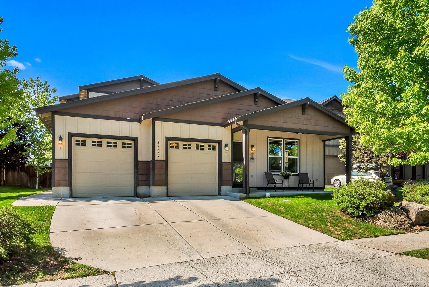 Quality built Northeast Bend duplex offering a superb investment opportunity. Two 2 bedroom/2.5 bathroom units, featuring open great room floor plan, 9 ft ceilings, gas fireplace and welcoming entry. One unit is 2-story plan and the other is a single story. Each unit has an attached single car garage. Conveniently located with easy access to shopping & schools. Fully leased, do not disturb tenants.