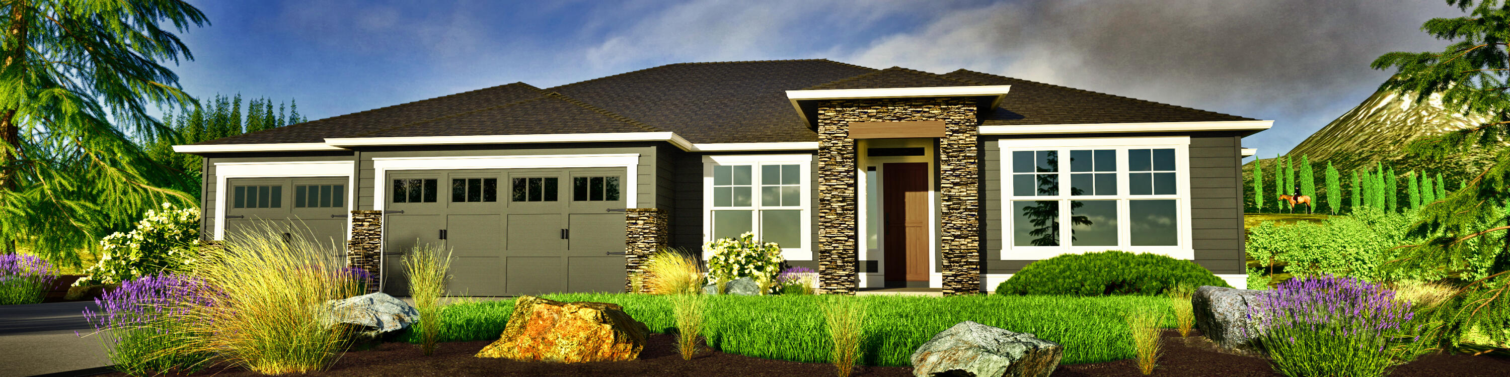 Treeline Lot 01. Brought to you by award winning builder Pahlisch Homes. The Sandoval boasts 3 bedrooms, a den, plus a generous bonus/flex room, 3 baths and ample open space in the great room. High-end features like coffer ceilings, custom built-in cabinetry, engineered wood flooring in entry, great room and kitchen/dining room, oversized quartz island and countertops with full height kitchen tile backsplash, Kitchen Aid Stainless-steel appliance package with gas range, walk-in shower with tile floor and tile surround, and smart home integrations. Come enjoy all the excitement that Bend's west side has to offer with shopping, eateries, recreational trails, Mt. Bachelor, and parks close by. Come live, play, and enjoy! Photos of similar home as this home is in construction.
