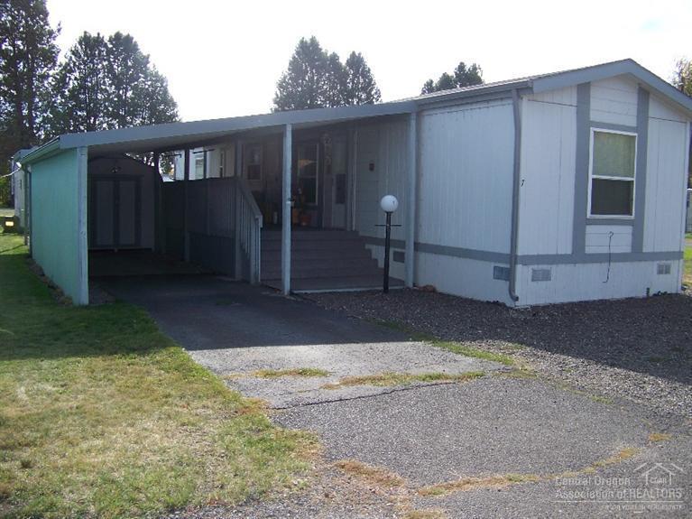 Very nice mobile located on a large corner lot/space in Terrace Plaza Mobile Park. Space rent is $355 per month and rent includes sewer, water and garbage. This home has plenty of storage in the shed at the end of the carport. Additional storage under front porch deck. Seller may choose to include some furnishings and appliances for a small additional price.