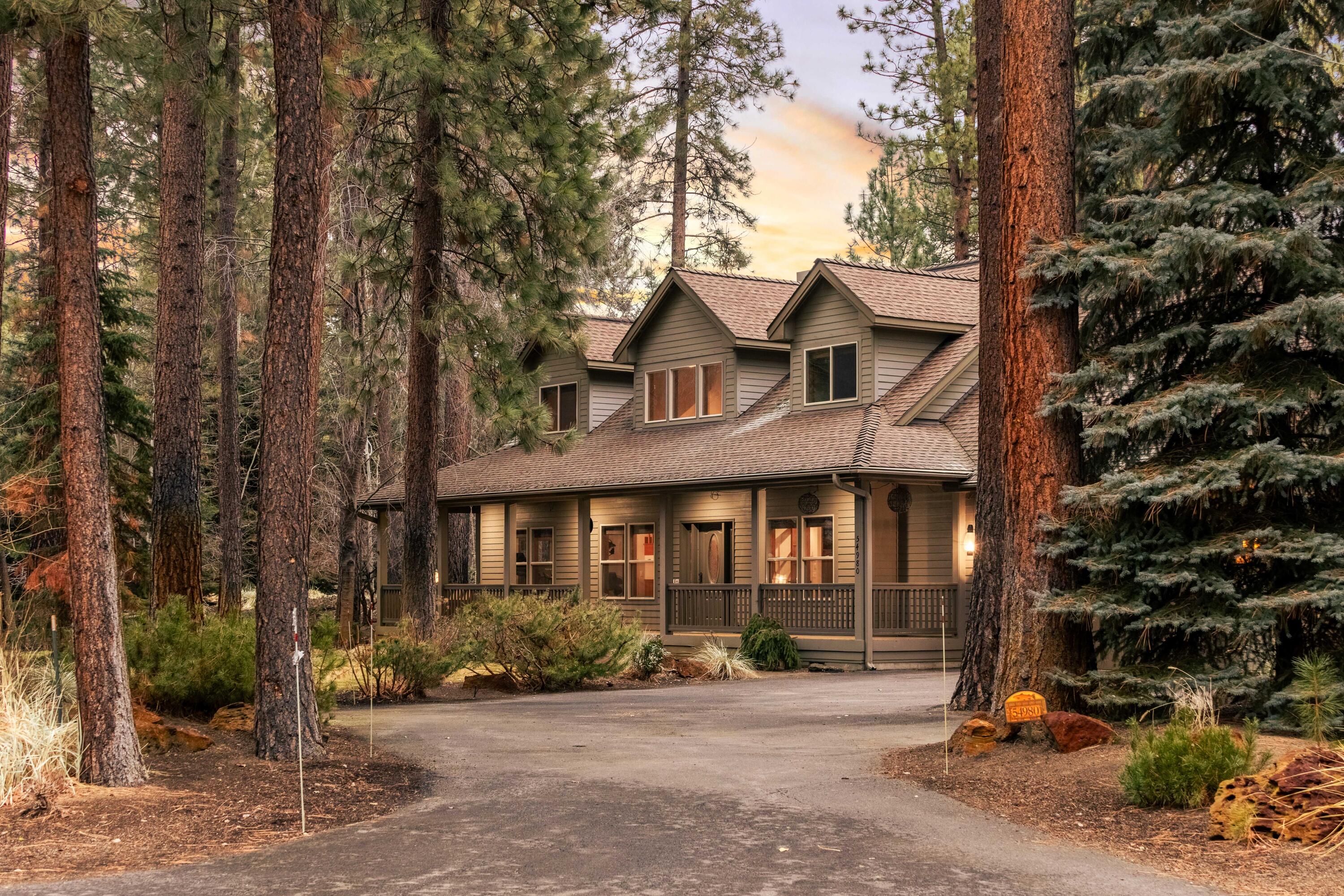 Discover tranquility in this 2437 sq ft, 4-bedroom, 3.5-bath haven on 2.05 manicured acres along the Deschutes River!  Paddleboard or kayak from your backyard, embracing nature's beauty at every turn. Craftsmanship graces this home with knotty alder cabinets and custom built-ins throughout. The river rock fireplace, stretching floor to ceiling, is a captivating centerpiece in the open living space.  Whether enjoying walks or immersing in water activities, this property seamlessly blends simplicity with nature. Upgrades include a new well, a water filtration system ensuring pristine water quality, and a tankless hot water heater for energy efficiency. Every facet of this home exudes unique charm, from the lower-level master suite to the thoughtfully designed office adding  functionality for remote work or personal projects. A testament to thoughtful design, this property offers a blend of comfort and natural beauty.  Seize the opportunity to make this riverside retreat your own!