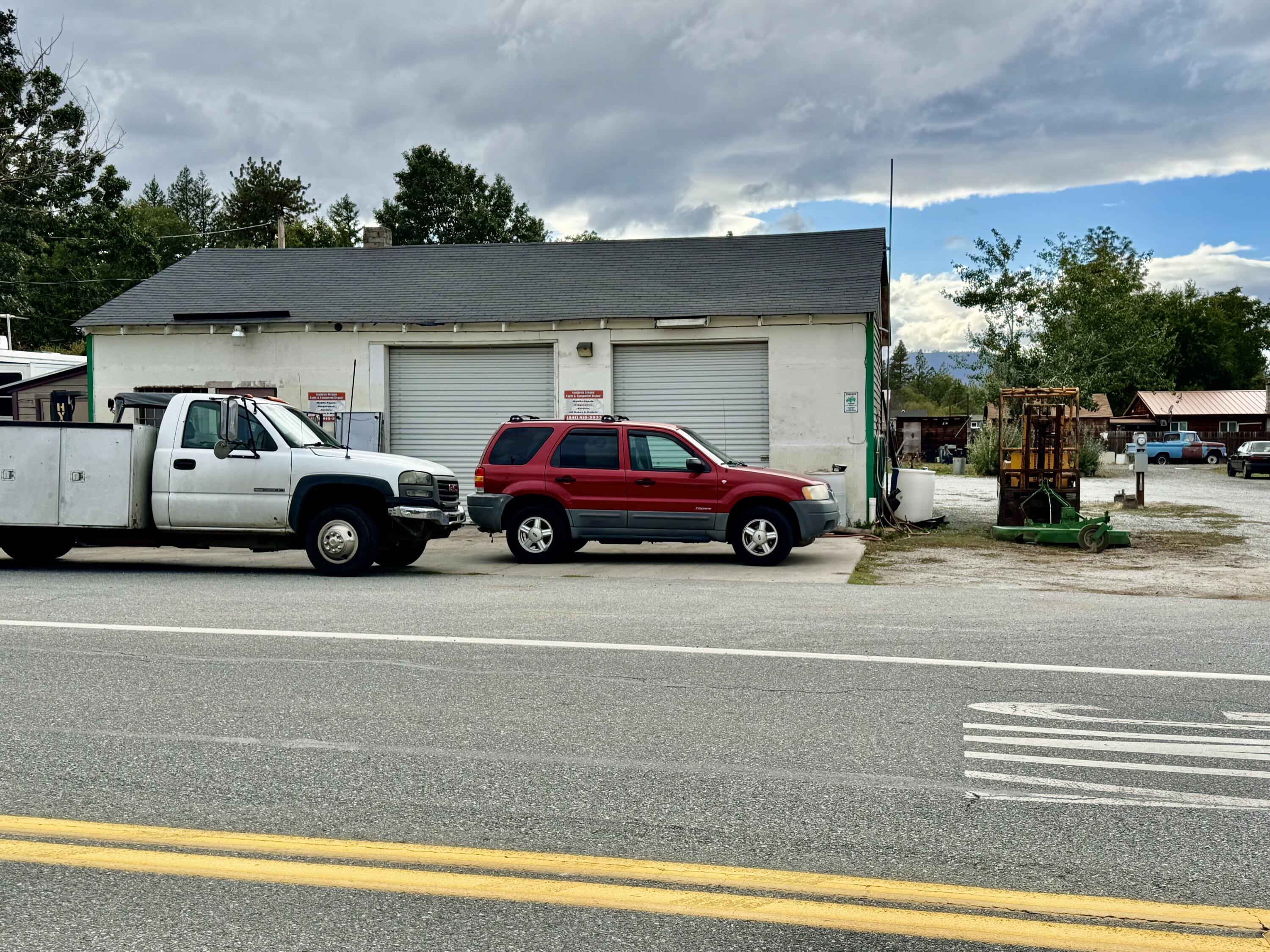 Opportunity knocks!  10 viable full hookups for the RV crowd that wants a more permanent solution for parking their living space, plus a cute ''cabin'', a currently rented approximately 1000 sq ft commercial building on the street, and another multi use bldg as well.  Potential exists for more hookups as well.  County zoning is showing as CC; buyer to do their own due diligence. All interior photos are of the ''cabin'', as well as the posted square footage on this listing.  All information is deemed reliale but not verified; anyone considering purchasing this property should perform their own investigation into the uses and condition of the property.