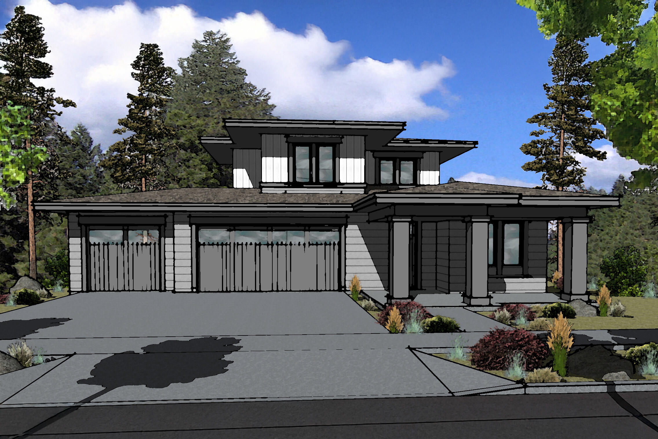 Live where Bend's westside mornings start with pine scented air and end with sunset light on a covered porch. This thoughtfully crafted and spacious 3,456 sq ft MCD Homes residence blends warm white oak cabinetry, a spacious island, quartz counters, and a Thermador chef's package for effortless hosting. Hardwood floors, 3 zone HVAC, and insulated interior walls keep it quiet and refined, while expansive black casement windows bring the outdoors in. The main level primary suite feels like a retreat with heated tile floors in the primary bath, a tiled shower, soaking tub, and an oversized walk in closet, plus a dedicated office for work from home days. Multiple covered patios invite year round outdoor living, and a 3 car garage with extra storage keeps gear organized. The neighborhood also offers quick access to Shevlin Park, Phil's Trail, Discovery Park, Northwest Crossing amenities, and endless access to outdoor adventures.