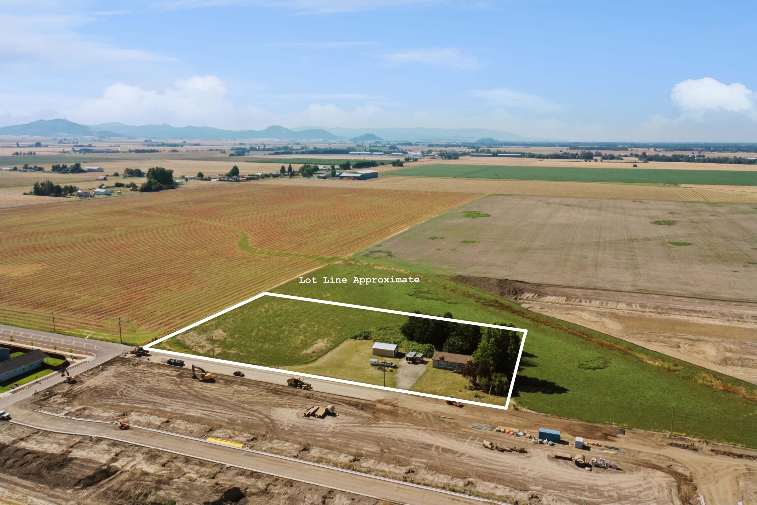This 3.3-acre development property is located within Albany's urban growth boundary and surrounded by city limits. It represents a future development opportunity situated in the path of progress.
The property includes a 1,782 sq ft home and a separate shop, which can be used for living or rented out until development plans are initiated. This site is suitable for various housing development, models, including middle housing and higher-density residential projects.