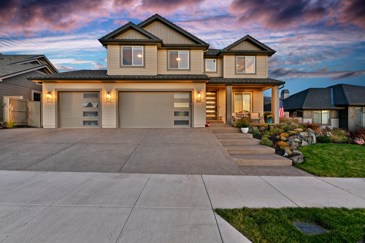 Experience luxury living in this beautifully appointed home featuring 4 spacious bedrooms plus a dedicated office, perfect for remote work or creative space. Located in the prestigious Summerfield Subdivision, this home offers lovely views that bring the outdoors in. The heart of the home is a gourmet kitchen with a large island ideal for entertaining, custom cabinetry, & premium finishes that blend style & functionality.  Open-concept living areas, high ceilings, gas fireplace & abundant natural light complete this rare blend of sophistication & comfort. The expansive primary suite is a true retreat, showcasing a spa-inspired bathroom w/dual vanities & a soaking tub & His & Hers walk-in closets designed for optimal organization. Enjoy the beautifully landscaped backyard featuring a covered patio, a custom covered entertainment building, & serene surroundings perfect for gatherings or quiet evenings. 3 car garage w/room for all your toys. Truly a spectacular home in an ideal location!