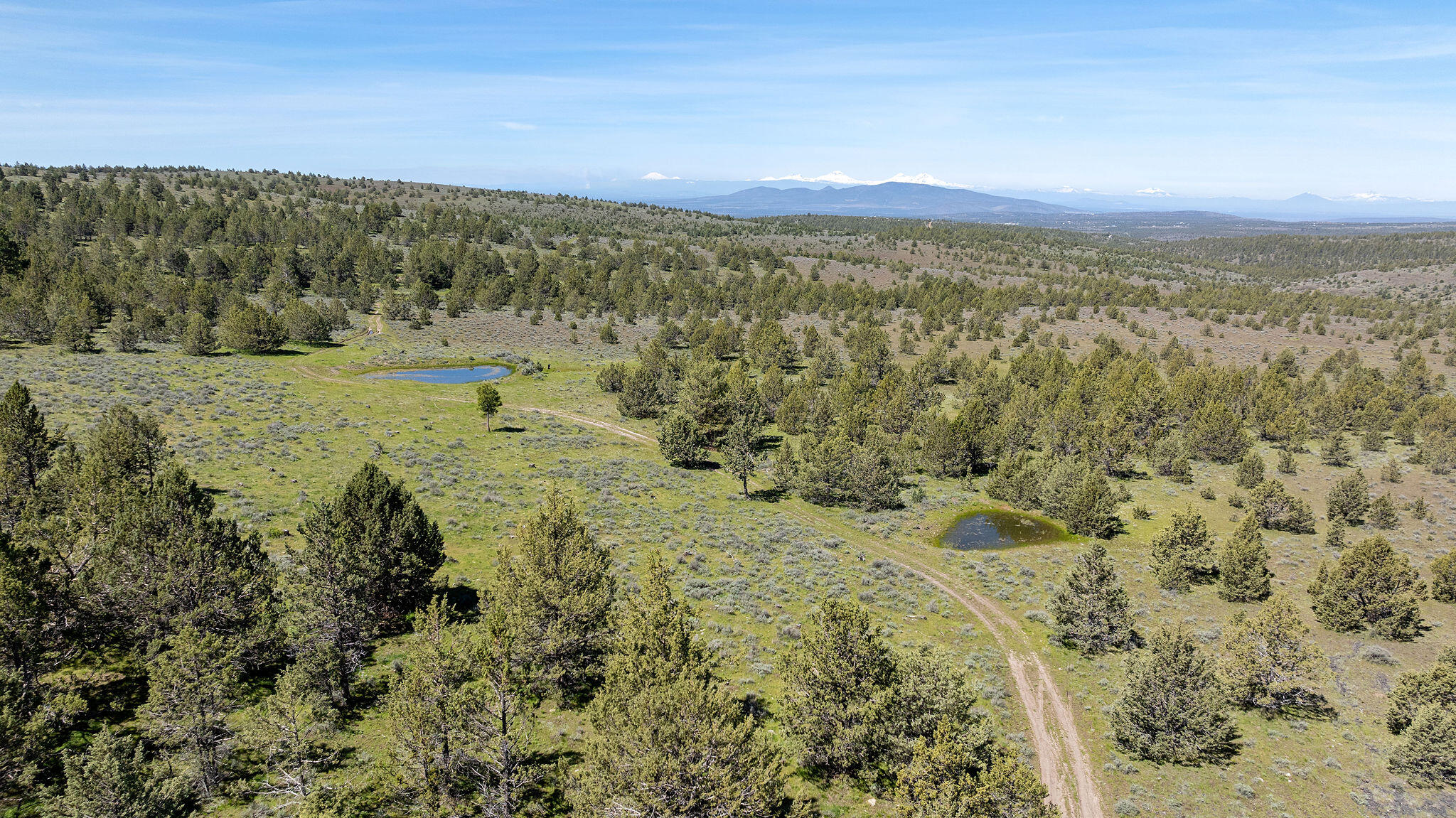 Come enjoy your very own mountain & 723± acres, where all your outdoor dreams will come true. From the rimrock mountain tops, deep timbered draws to large open sage flats & mature pine & juniper trees, springs, ponds, seasonal streams, & unimaginable 360-degree views of numerous snowcapped Cascade Mountain peaks, along with the Ochoco & Maury Mountains. The wildlife is abundant with elk, deer, turkey, coyote, soaring raptors, & many more calling this place their home. The lucky new owner of this great recreation property will want to take advantage of the 2 LOP tags this property offers (buyer to verify with ODFW). 
Imagine waking up to breathtaking sunrises & falling asleep under a star-filled sky. Envision the thrill of hunting, hiking, or simply exploring the vast wilderness of your own private paradise. Whether you're an outdoor enthusiast or a nature lover, this has it all. Don't miss this rare opportunity to own a piece of heaven on earth. Owner will carry.