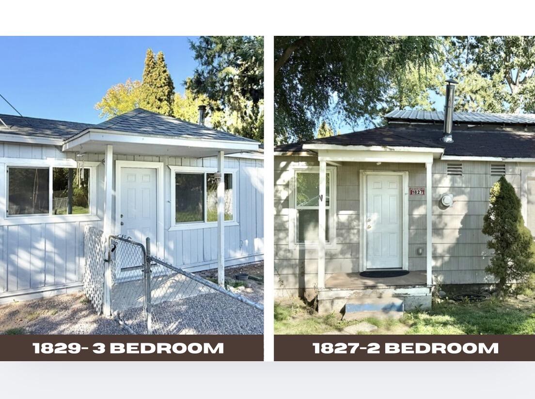 Incredible opportunity for a home buyer to purchase a property with two homes on it, live in one and rent out the other! Also a fantastic opportunity for investors to pickup a turn key income producing property. Each home has their own driveway and fenced yard. The front home, built in 1930 and 945 sq ft, is a 2 bedroom, 1 bathroom home. Very functional layout. Currently rented for $1,250 a month to long term tenants on a month to month basis. The rear home , built in 1972 and 996 sq ft, is a 3 bedroom, 1 bathroom that was just remodeled and is currently vacant. The living space in this unit is open concept. Both units have gas heat for efficiency. Book your showing today!