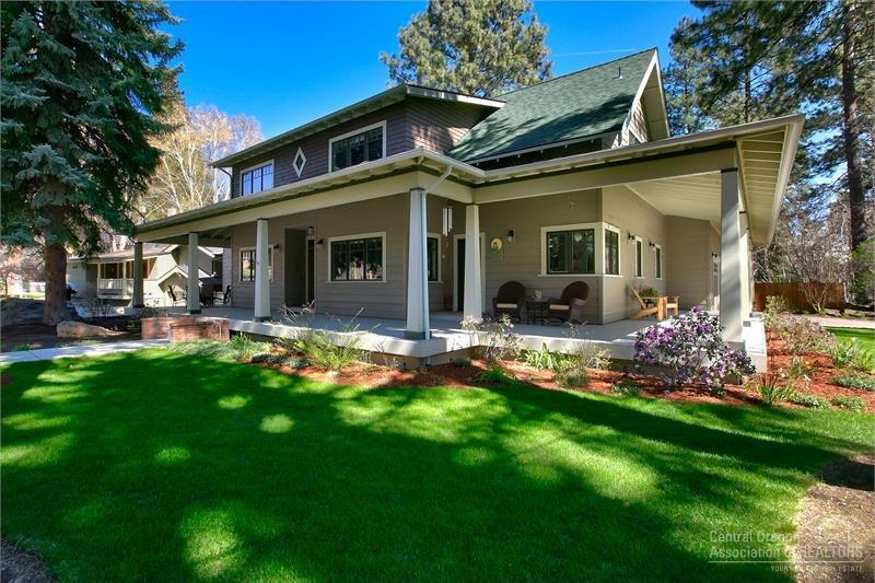 Few homes capture the essence of quintessential Bend quite like this home.Imagine living just steps from Mirror Pond.Located on Rocklyn Rd. one of Bend's most spectacular streets offering warmth & character of downtown Bend at your doorstep.Exquisite attention to detail with period appropriate push button light switches & Restoration Hardware light fixtures.Master on the main, with office,wine cellar & Viking appliances. Situated on 2 city lots with large mature trees & a wrap around porch.