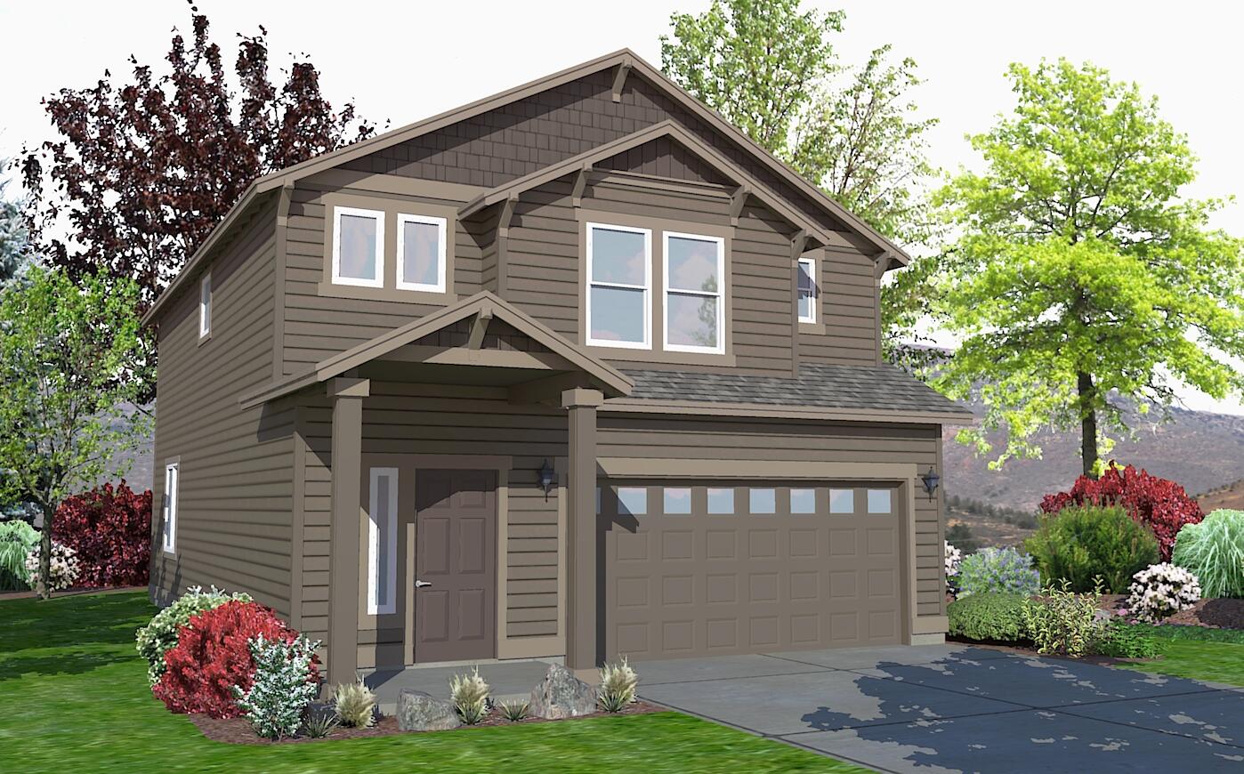 *Save hundreds on your monthly payment with our Fall Savings Event! Contact our Community Manager for more information.* Located in desirable northeast Bend, our new home community Cranbrook offers the best of new construction homes and Bend living with a wide variety of dining, shopping, schools and recreational opportunities close by. The 1743 square foot Middleton combines luxury and space in a two-story home plan. The first floor features an expansive living room and adjoining dining room, both overlooked by an open kitchen that offers ample counter space and cupboard storage with the added convenience of a built-in desk or beverage center. Upstairs, the extravagant main suite boasts a luxurious dual vanity bathroom with a private water closet and shower, as well as an enormous closet. The two other sizable bedrooms, each with generous closet space, share a large private bathroom and complete this well-rounded home. *Price is base price only, no structural options selected.