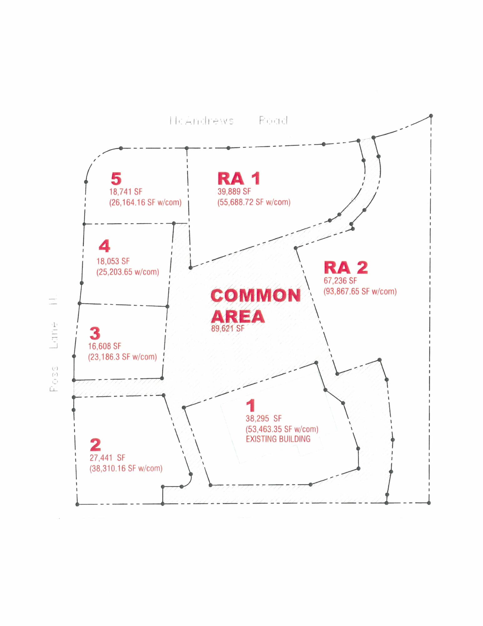 Well located commercial lot near the corner of two major roads in West Medford.  Lot is on the North side of the Ross Lane entrance to the development.  Newly created lots in subdivision, taxes & association fees to be determined.  Note:  Lot size reflects the lot's portion of the common area.