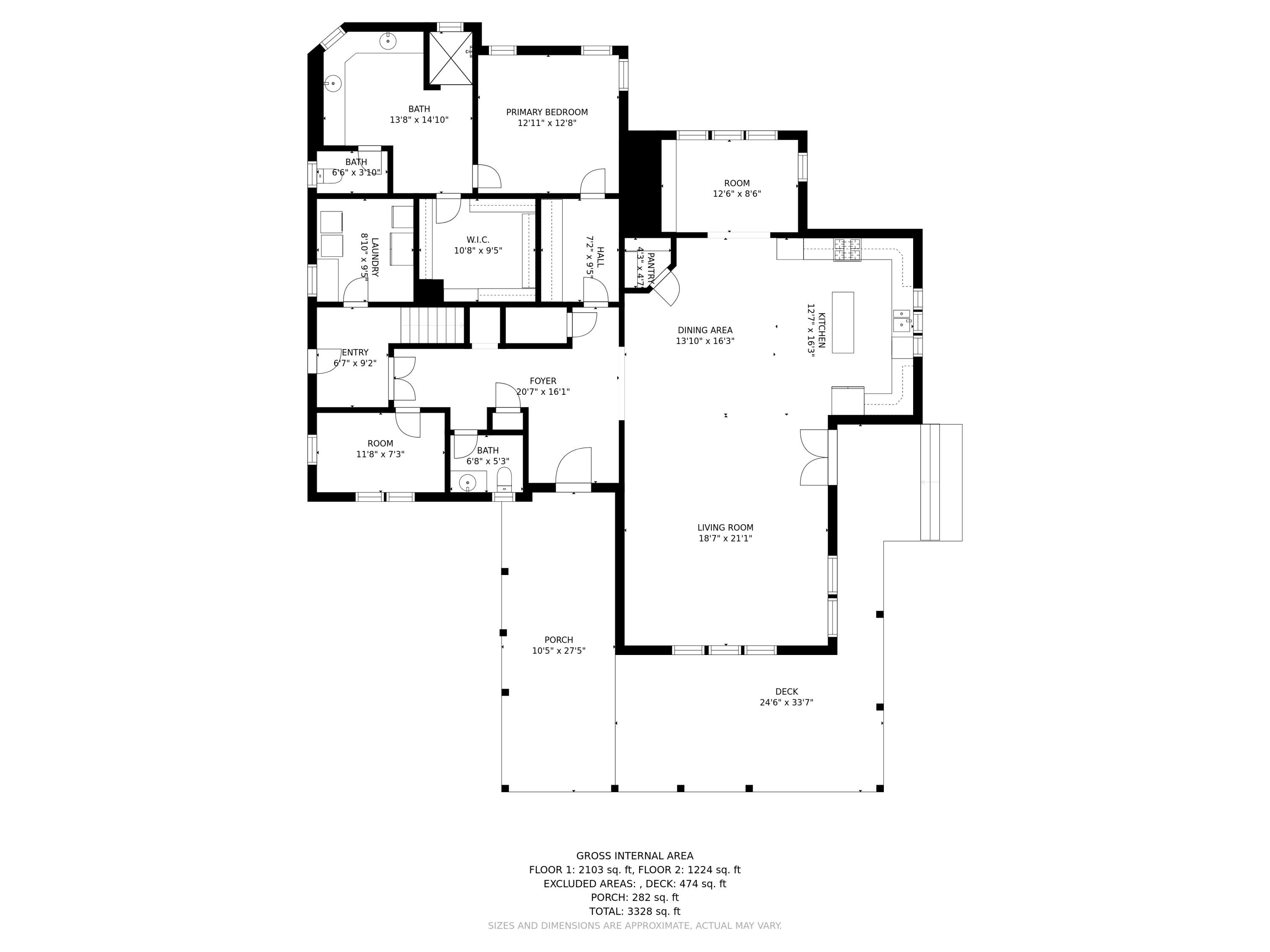 Custom Farm House style home designed for country living. Quiet neighborhood between Bend & Sisters. HORSE PROPERTY, 4 stall barn, hay storage. 60' by 70' covered riding arena with tack room. Pasture & short ride to Nat'I Forest. Great room, primary ste, laundry, study/office, Sitting room/library & 1/2 bath on 1st level 3 BR, full bath & large bonus rm. on 2nd. Custom cabinets & built-ins. Appliances are SS, Kitchen Aid & Bosch. Ceilings are a combination of 9' & Vaulted. Carpet in Primary & 2nd level all other areas are tile. Wrap around porch. Landscaped, pond, & sprinkler system on timers. 12'x16' man cave/hobby room w/heat & insulated off 2 car garage w/additional shop area & storage in the rear. Small bathroom is plumbed in the rear shop area w/carport at rear. 200 amp service in garage for all out buildings. Hugh nicely finished 24'x36' building at rear of property that could house: game room, studio, hobbies, work shop, etc.