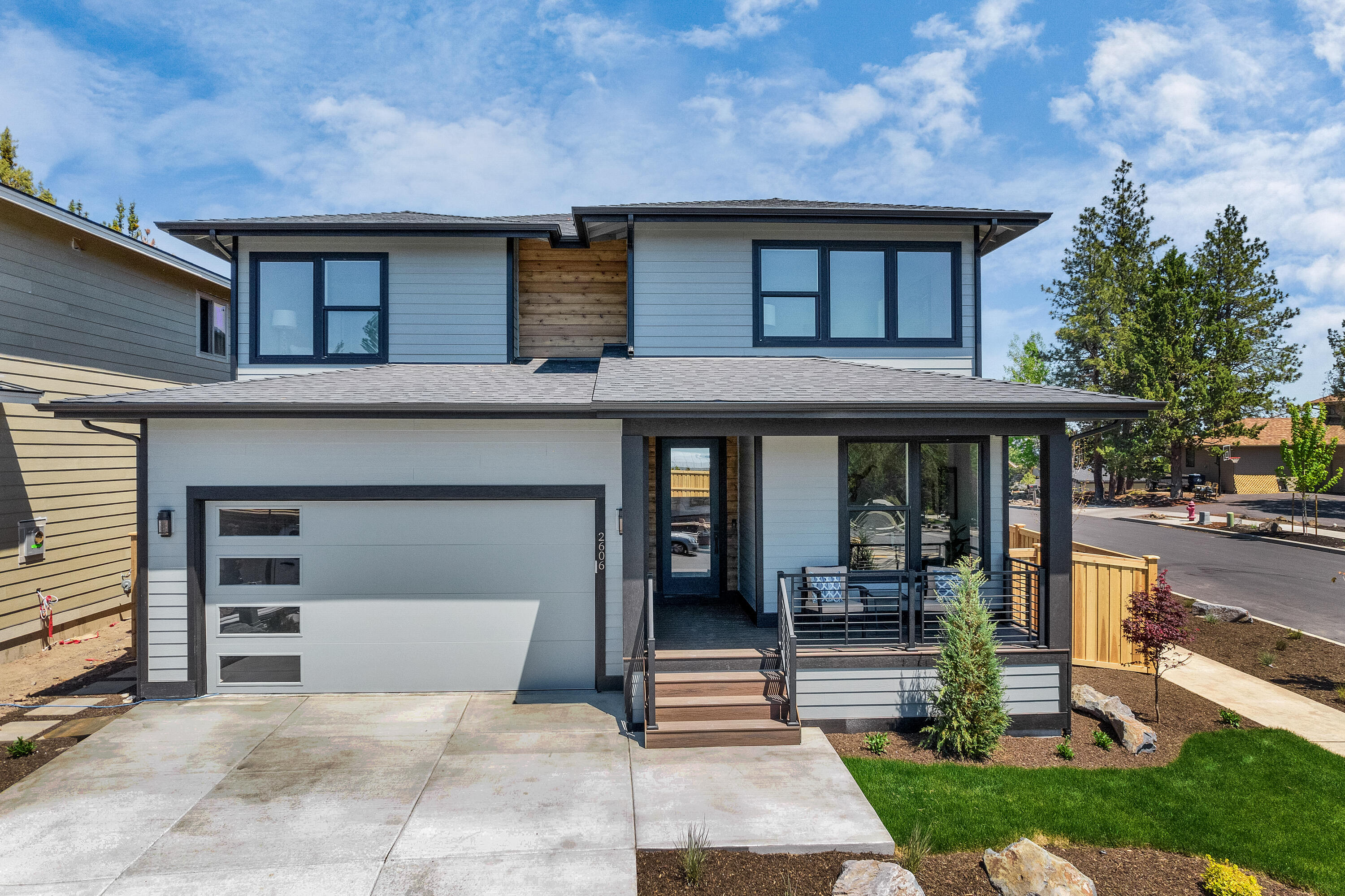 Situated on Bend's West side in the new Marken Summit neighborhood, located near shopping, schools and restaurants. This Northwest Modern style home features a creative selection of finishes and an efficient floor plan fit for any buyer. Enjoy the impressive primary suite featuring large walk in closet, tiled shower, and double
vanities. Also upstairs you will find two bedrooms as well as a generous sized bonus room. Another bedroom downstairs would function well as an office or den. The
kitchen features custom cabinets, slab quartz countertops, and stainless steel appliances. 2 car garage. Earth Advantage Certified and built by Stone Bridge Homes NW.