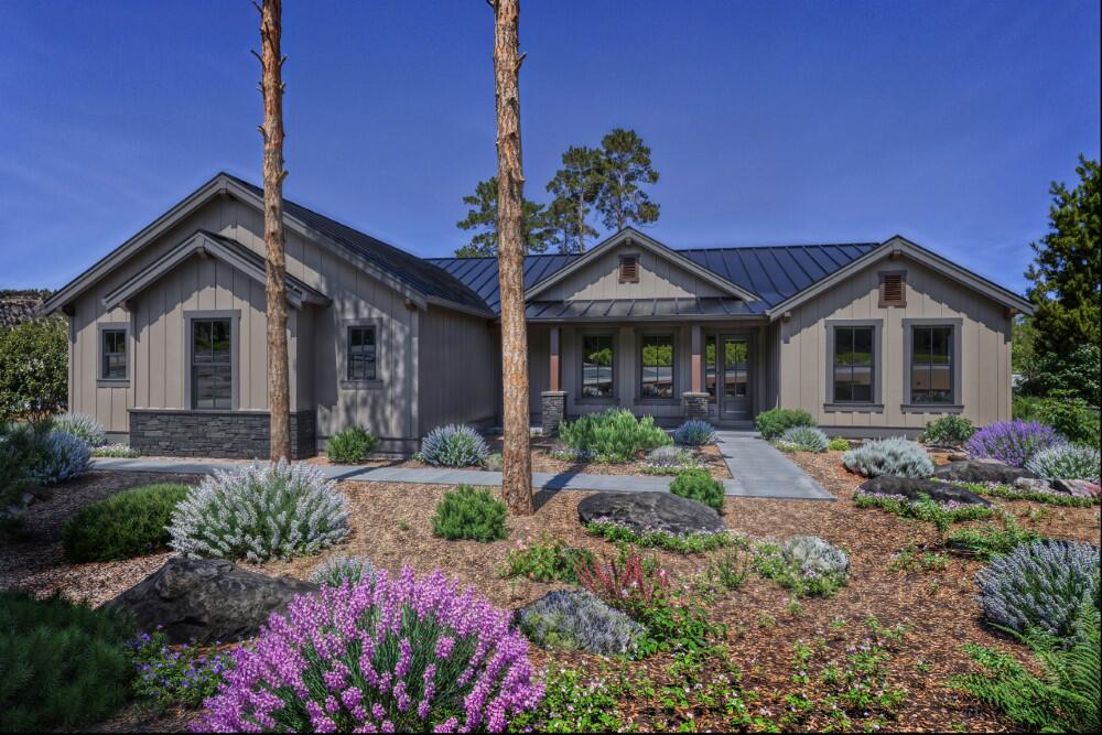 Welcome home to Anderson Ranch. A unique community with 6 large lots with access to a sport court, just a 6 min drive to Northwest Crossing. This single level home sits on over a half an acre, providing privacy and space to enjoy the outdoors. The kitchen is a chefs dream with Jenn Air appliances. The spa inspired primary bathroom completes the the ideal space to retreat. Come enjoy all the West side of Bend has to offer!