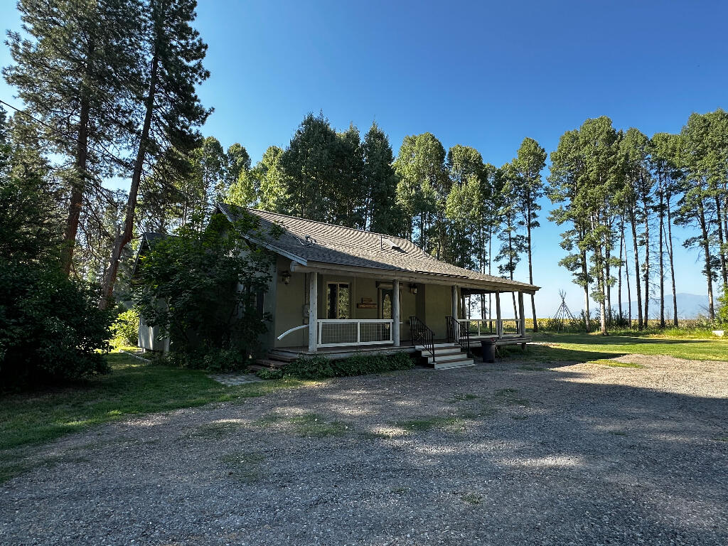 Own a piece of history, located on Tecumseh spring creek and Crooked creek.  Part of original Klamath tribal lands near the Klamath Agency and Fort Klamath outpost.  Stunning picturesque views of the Wood River Valley, Cascade Mountain range, Agency Ridge and water frontage on Tecumseh Spring creek and Crooked Creek.  Enjoy the sunsets and sunrises from your wrap around covered deck with resident wildlife including a pair of eagles, Sand Hill cranes, Hawks and fish for trophy trout from your back yard on two creeks. Two bedroom, two bath custom built, super insulated home by contractor with attention to detail situated on 7.69 pristine acres.  Custom oak cabinets through out, new appliances, engineered water proof real oak floors, brightly colored slate flooring.  Old growth Ponderosa Pine trees along with groves of Aspen and Cottonwood, Cedar trees, Wild Roses, Iris, Lavender, Daises, Honeysuckle, Peonies, Hawthorn and Lilacs abound here. Three tax lots included in total acreage