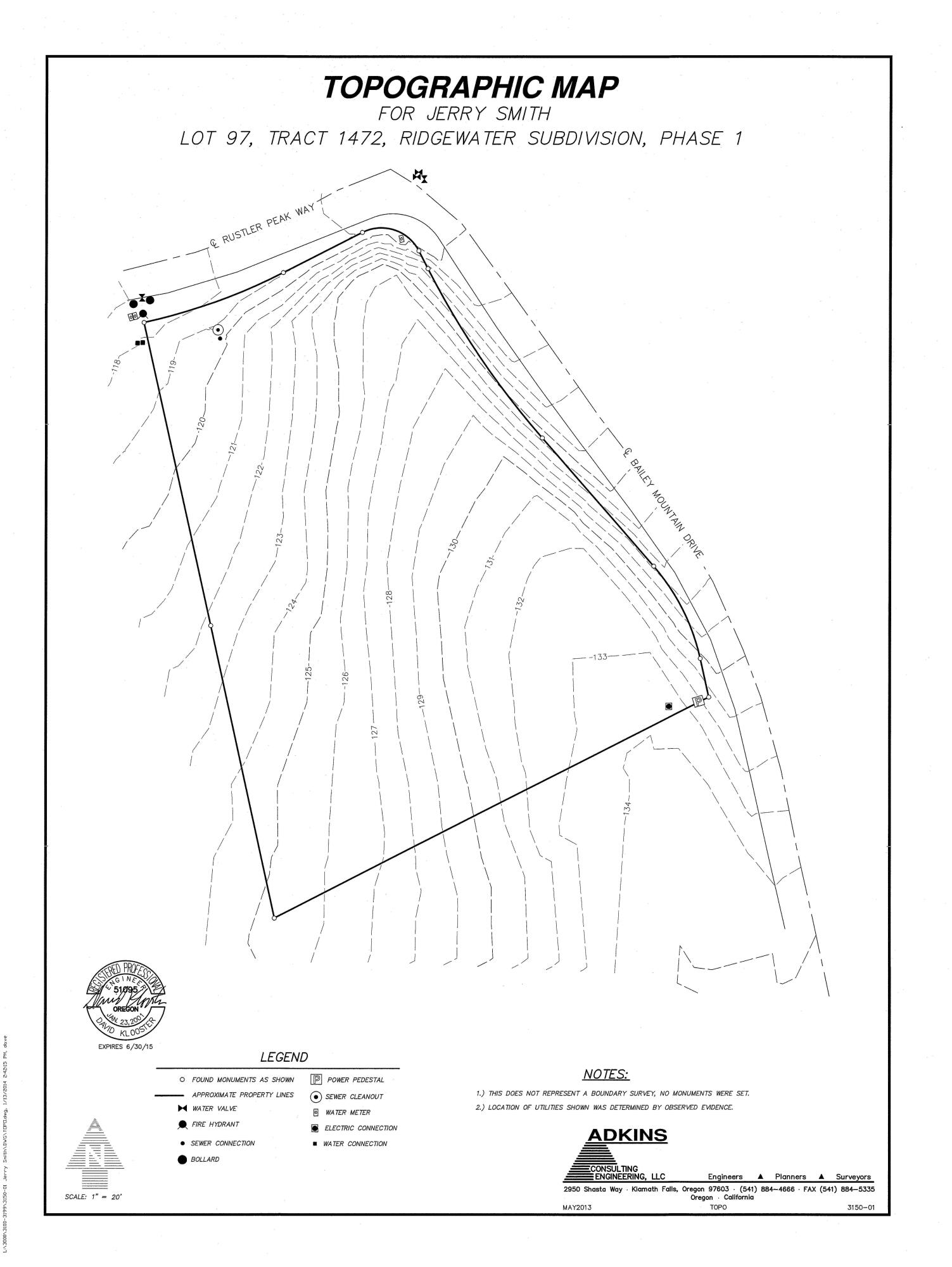Ridgewater Subdivision -Phase 1 - Land