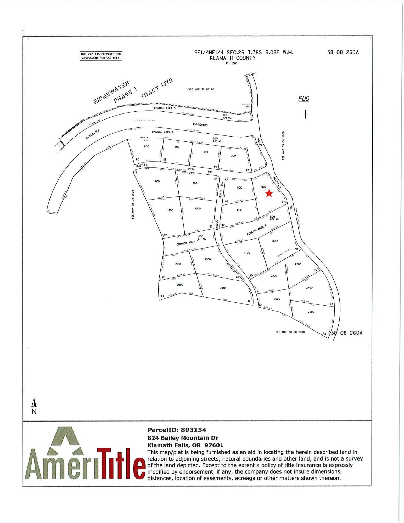 Ridgewater Subdivision -Phase 1 - Land