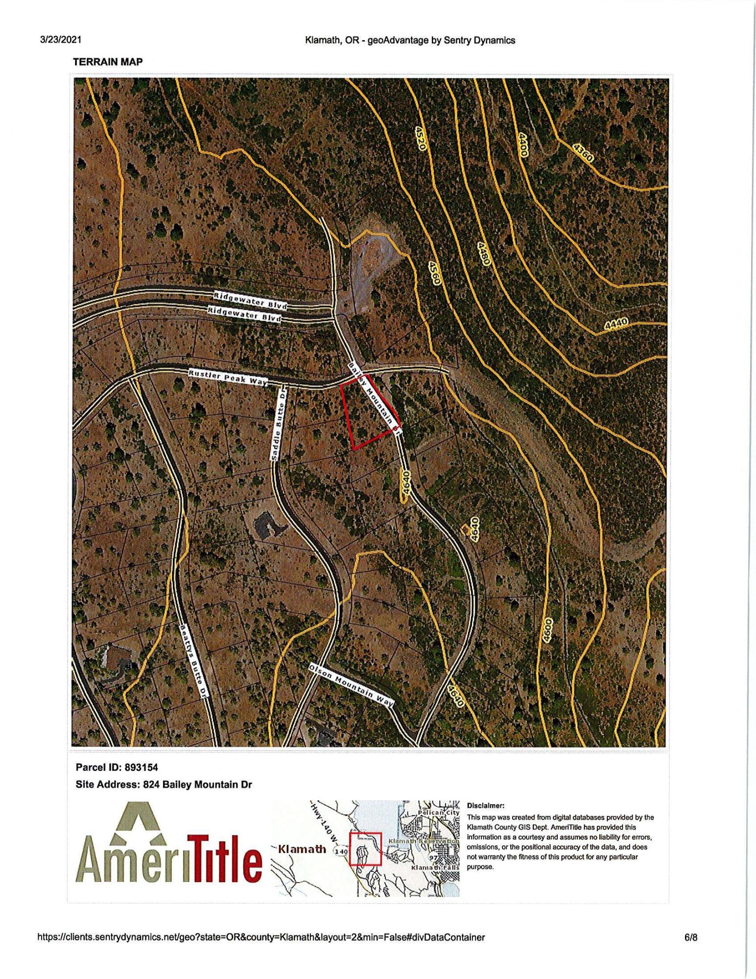Ridgewater Subdivision -Phase 1 - Land