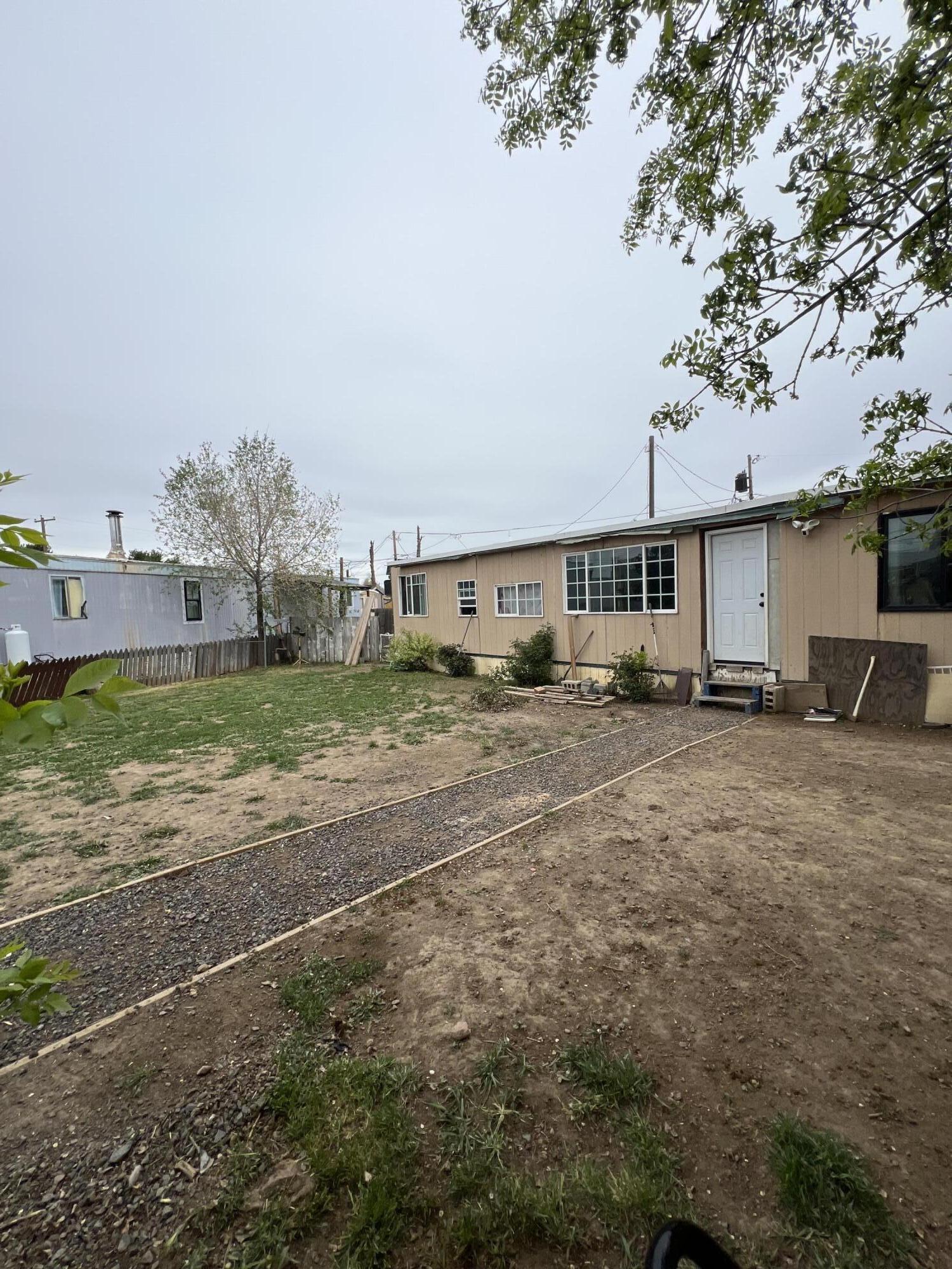 3 bedroom, 1 bath home in a well-established mobile home park! Needs renovation finished. Including updated kitchen cabinetry, newer appliances, stylish flooring, and modern lighting. Spacious layout with large windows offering plenty of natural light. Fully fenced yard with room for gardening, storage, or outdoor living. Affordable living with a fresh new feel.
Sold as is*
15k down for seller carry
