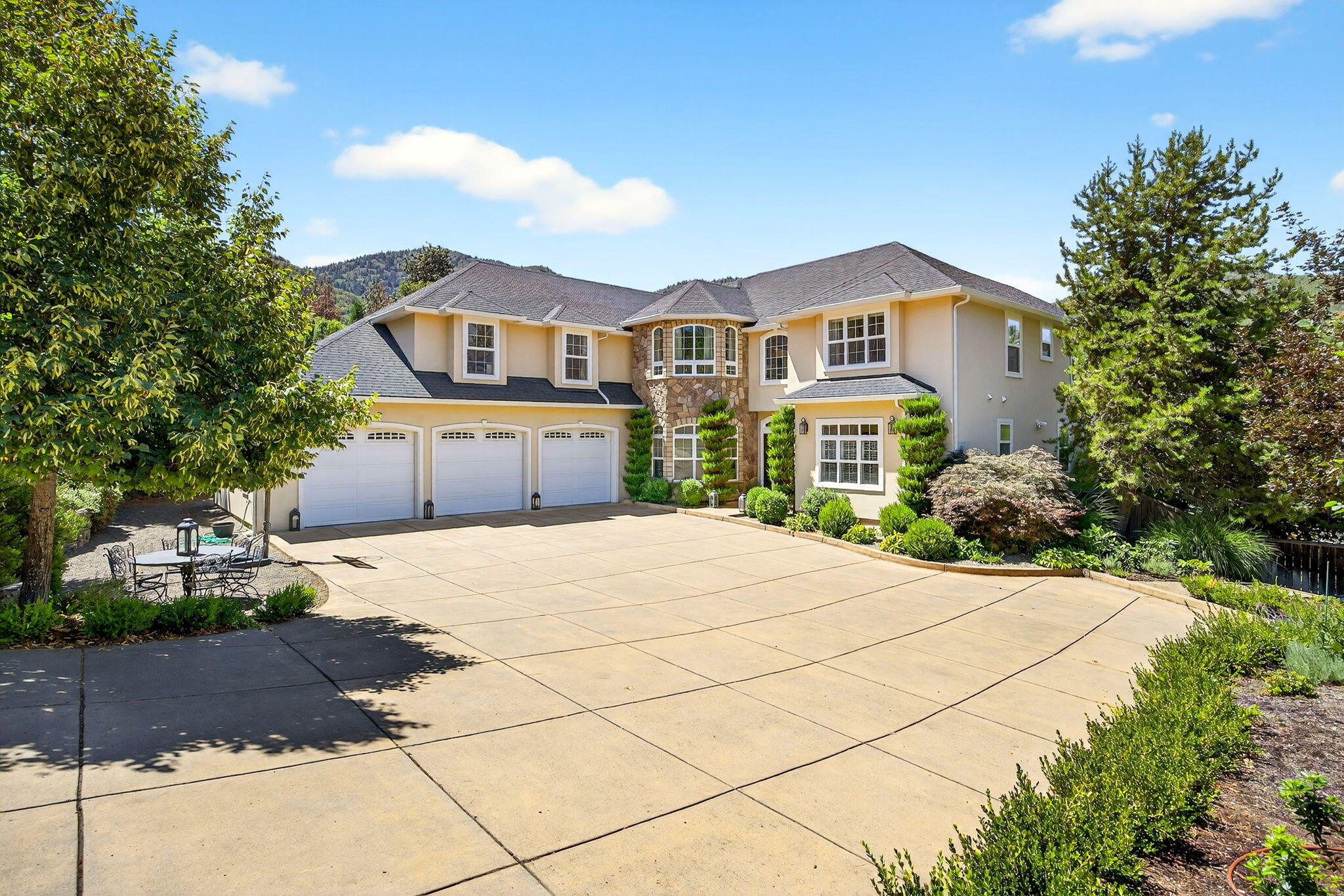 Extensively remodeled & impeccably maintained, this stunning home is located in highly sought-after Eastfield neighborhood. Chef's kitchen w/top-of-the-line stainless appliances, including a six-burner Wolf cooktop, double ovens, a Sub-Zero refrigerator & a walk-in pantry. Vaulted great room has a stylish wood detailing & complete w/ an open gas fireplace. Main-level light filled primary w/ large tile shower, soaking tub + dual sinks and closets. Flexible floor plan provides space for guests, home offices & a spacious recreation/Billard room to suit a variety of lifestyle needs. Two bedrooms w/ a convenient adjoining full bathroom located upstairs. Outside you'll enjoy the saltwater pool, hot tub, covered patio spaces & a stylish pergola; perfect for outdoor living & entertaining. Tremendous privacy surrounds the home w/ no immediate neighbors. 3 car garage & a community tennis court. Buildable adjacent tax lot is also available for purchase, offering future opportunity & flexibility.
