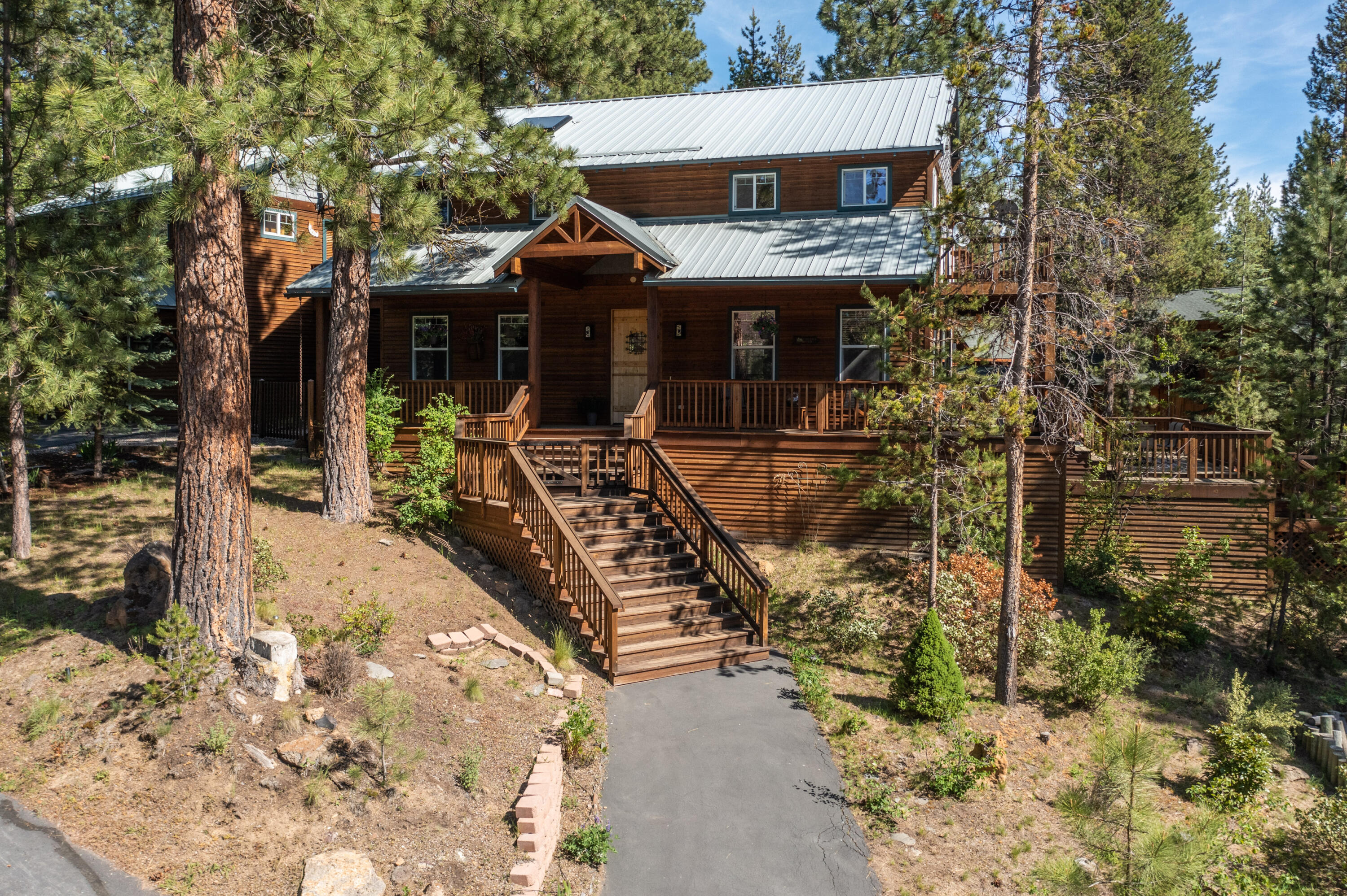 Time to escape city life & enjoy outstanding river views & the roar of Pringle Falls from this one-of-a-kind property in Wild River! Nestled on the banks of the Deschutes this stunning property has so much to offer including river views from multiple decks, great room, kitchen, dining room & master suite! The interior glows w/ natural light & features a magnificently updated great room and kitchen await, featuring fabulous granite counters, stainless appliances, a farmhouse sink, beautiful lighting, & cozy fireplace.  Walk upstairs to an expansive master suite w/private deck overlooking the river & a light and bright full-featured master bath. Step across a breezeway into the spacious guest quarters above the garage. Guest quarters includes vaulted ceilings, hardwood floors, wet bar, a full bath, & a private outdoor deck. This location has so much to offer from fly-fishing to river floats, & amazing access to the outdoor wilderness of Central Oregon!