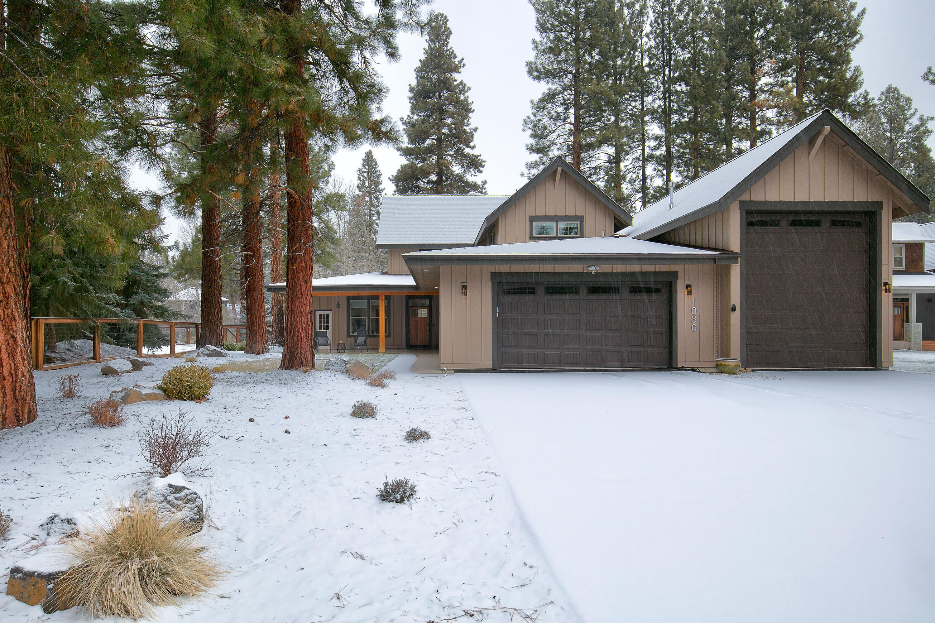 Rare Wychus Creek frontage in Sisters! This spacious property boasts four bedrooms, including two bedrooms with en suite bathrooms conveniently located on the first floor. The layout of this home is perfect for families or those who enjoy hosting guests. The two separate living spaces provide ample room for relaxation and entertainment. Step outside and discover the fenced backyard, offering privacy and security for children and pets to play freely. For those with recreational vehicles, you'll be pleased to know that RV parking is available on-site. No need to worry about finding storage or paying extra fees. Convenience is key, and this home delivers. Located just minutes from downtown Sisters, you'll have easy access to a variety of shops, restaurants, and amenities. Embrace the small-town charm while still enjoying the comforts of modern living. Don't miss out on the opportunity to make this remarkable home yours.