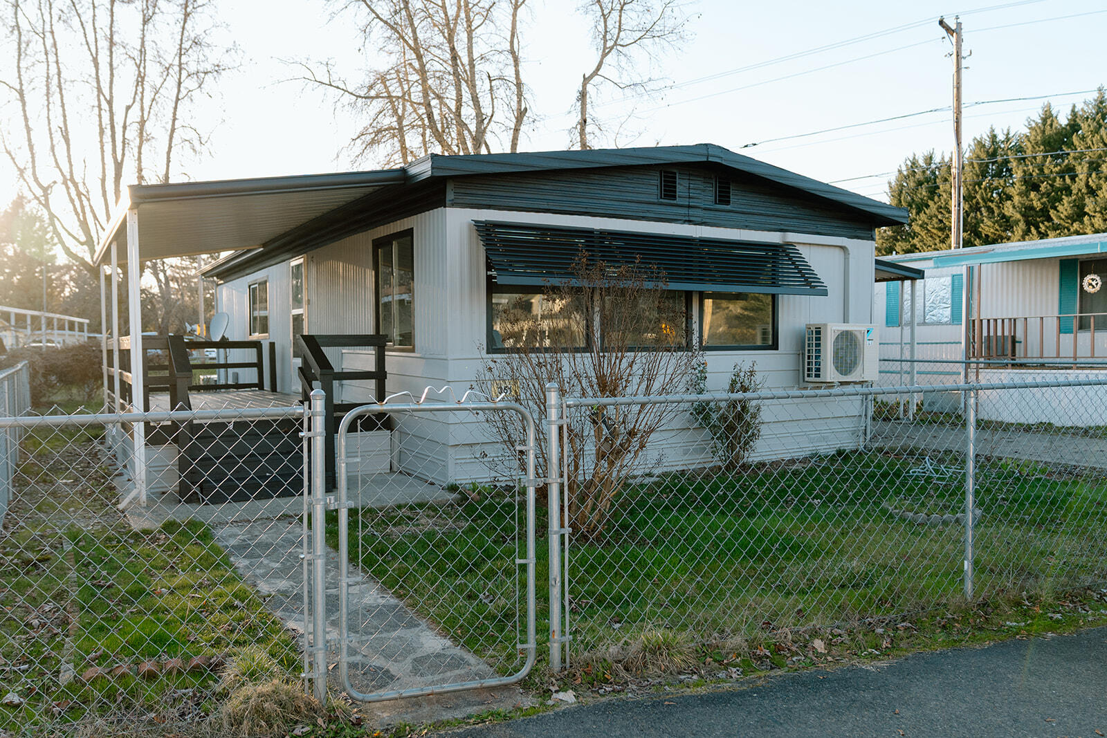 Fully Updated 2-Bed, 1-Bath Mobile Home in 55+ Community Step into this beautifully updated 2-bedroom, 1-bath home, featuring brand-new appliances, flooring, paint, baseboards, and carpet. The bathroom has been completely renovated, and a new hot water heater ensures efficiency and comfort. Stay comfortable year-round with central air and heat, plus an additional mini-split option for customized climate control. Enjoy the convenience of a covered carport, a covered porch, and a storage shed for all your extra belongings. Community Amenities: ✔ Clubhouse for social gatherings ✔ Patio & BBQ area for outdoor enjoyment ✔ Laundry facilities ✔ Spacious deck ✔ Scenic river park This home is move-in ready and waiting for its next owner! Don't miss out—schedule your tour today!

Space rent Includes: Water, sewer and trash!!