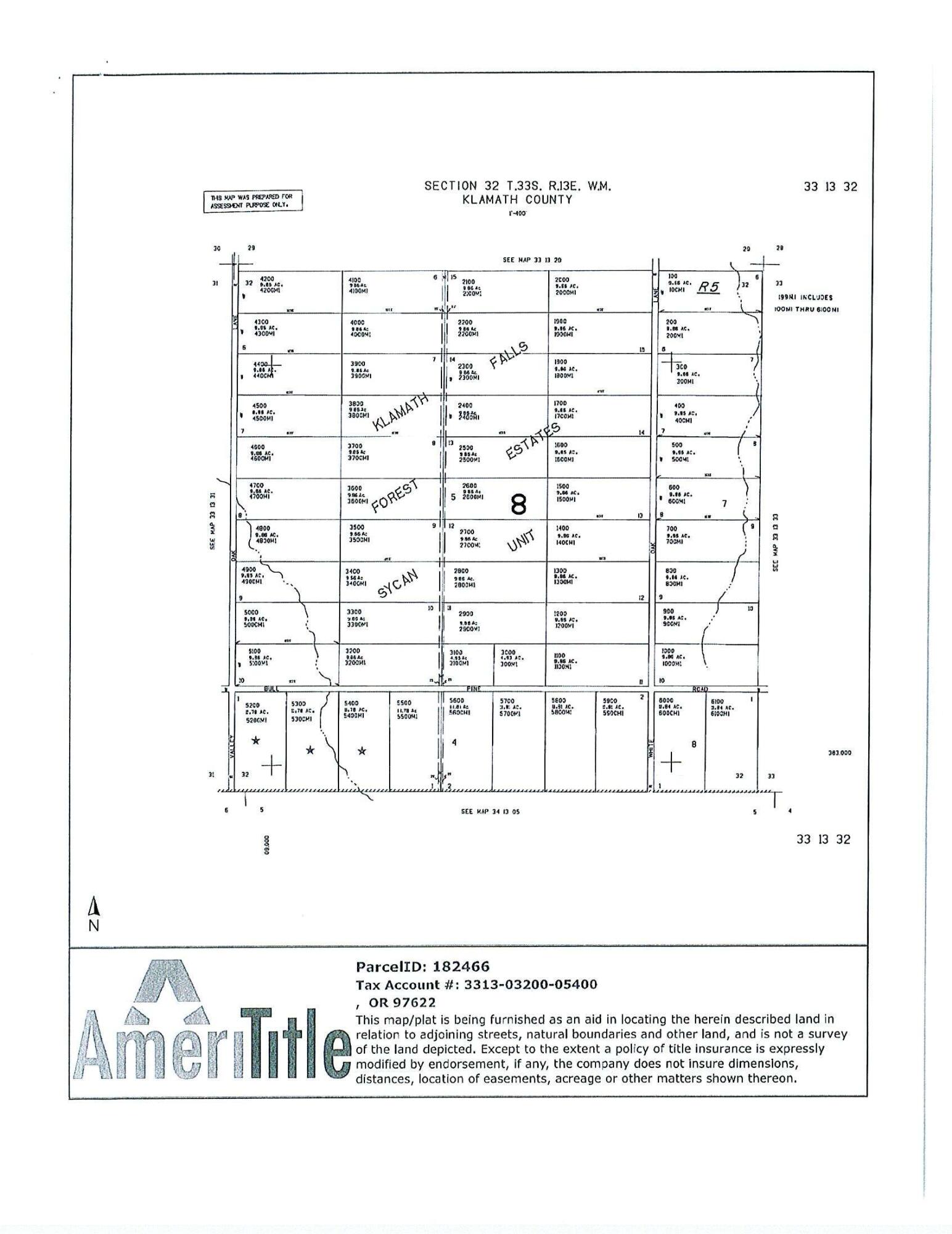 Klamath Falls Forest Estates -Sycan Unit - Land