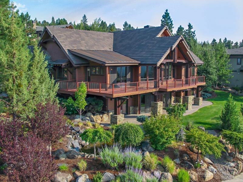 Enjoy show stopping Cascade Mtn views from this luxurious home on Awbrey Butte! This home is well appointed with all the features that define quality and a thoughtful design. Main level master suite with attached office space, the second master flows nicely into the work out facility, steam room, second living area and theatre room. The main living room has an open floor plan concept that flows beautifully into the gourmet kitchen.