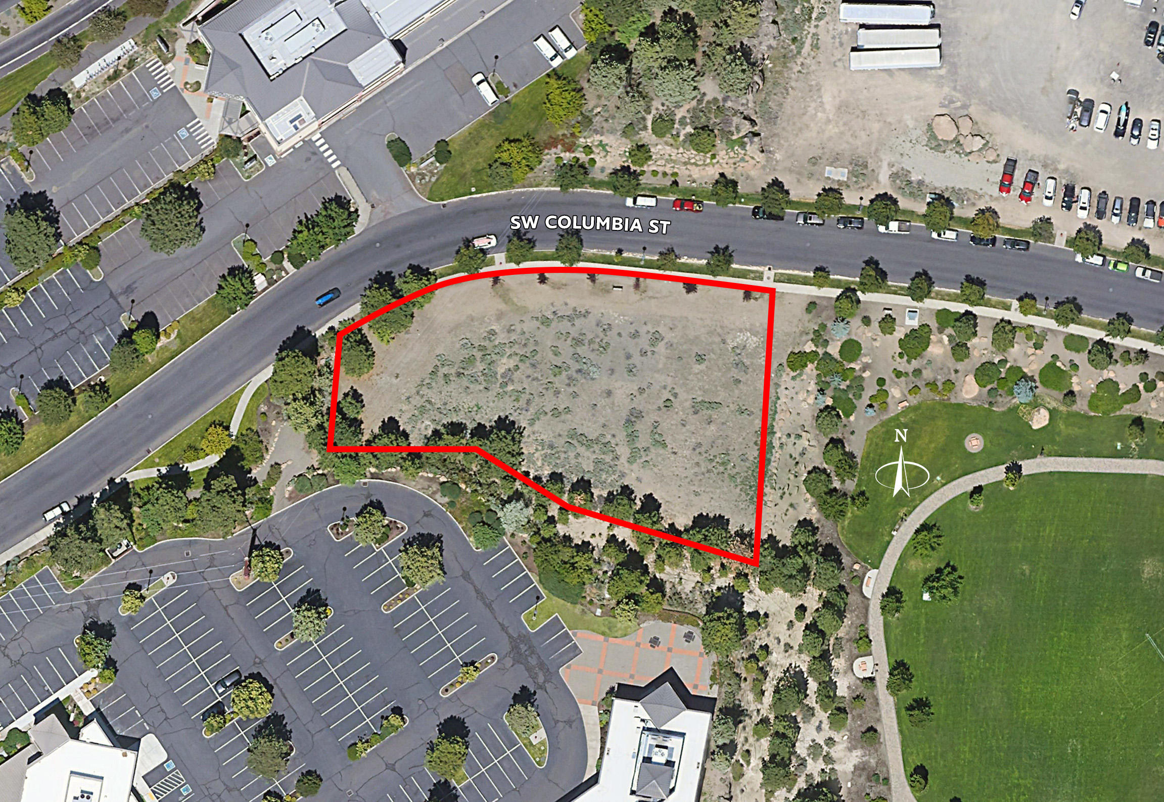 Located on the SW Columbia Street, this incredible development site is on the west side of Bend and a stone's throw from the popular Old Mill District.  The zoning of Mixed-Use Riverfront (MR) allows for a wide variety of uses including retail, restaurants, office, hotels, apartments and condos. The subject property is immediately adjacent to Riverbend Park, a summer hub for thousand of locals and visitors who float the river or engage in water sports. The lot is within a short walk to the Old Mill District and the Les Schwab Amphitheater. In addition, the lot provides easy access to downtown, 3rd Street, and Highway 97 via Colorado Avenue or Reed Market Road.