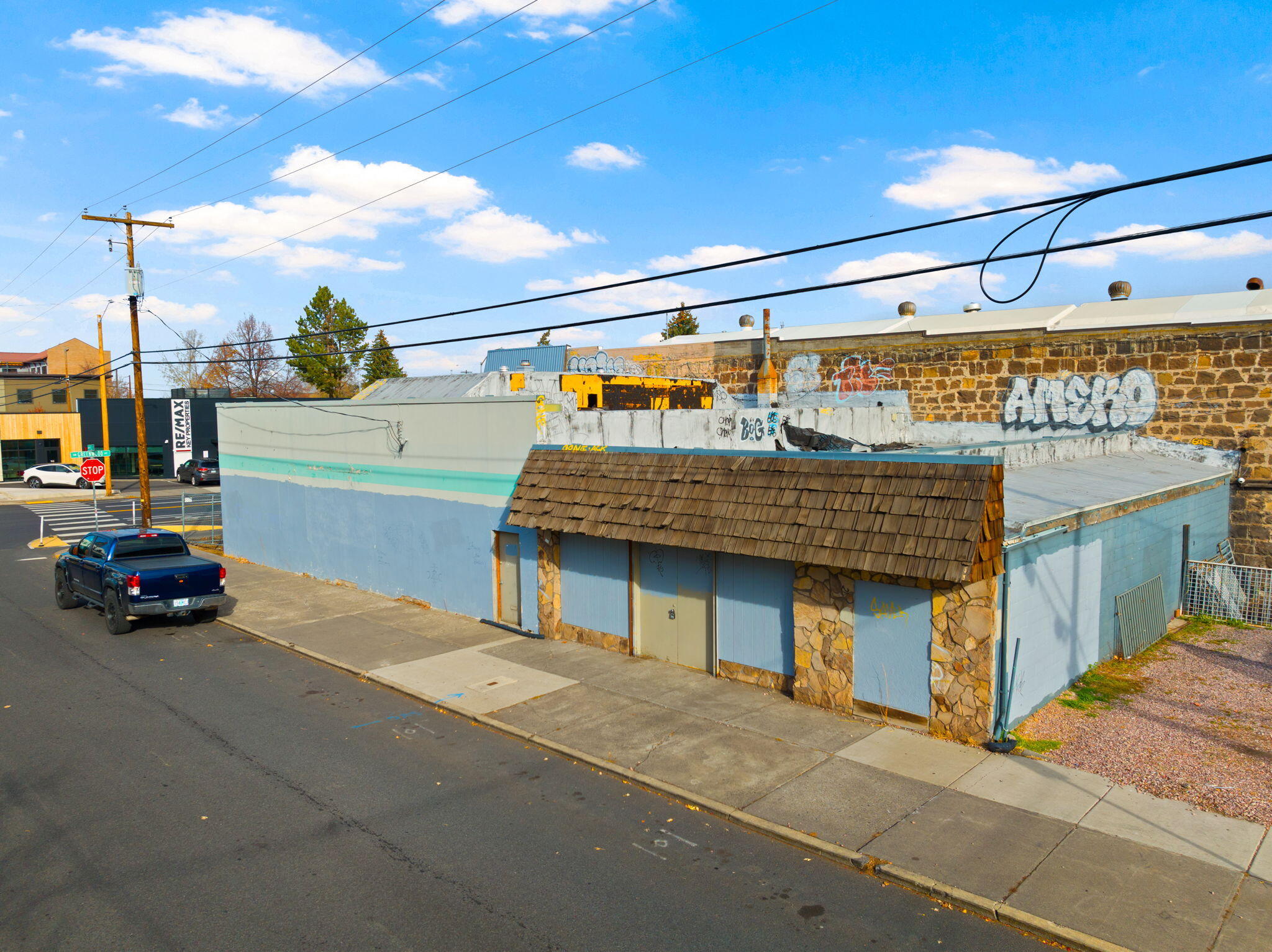 Exceptional opportunity in the heart of Bend! This commercial shell provides a blank canvas in a prime central location with flexible CB zoning, perfect for office, retail, or mixed-use development. Major remediation has already been completed, and with utilities in place, the property is ready for a custom build-out to suit your business vision. Situated on a corner lot with over 5,000 daily vehicles along NW Greenwood, this property offers excellent exposure and accessibility. Don't miss your chance to invest in one of Bend's most dynamic and growing commercial corridors!