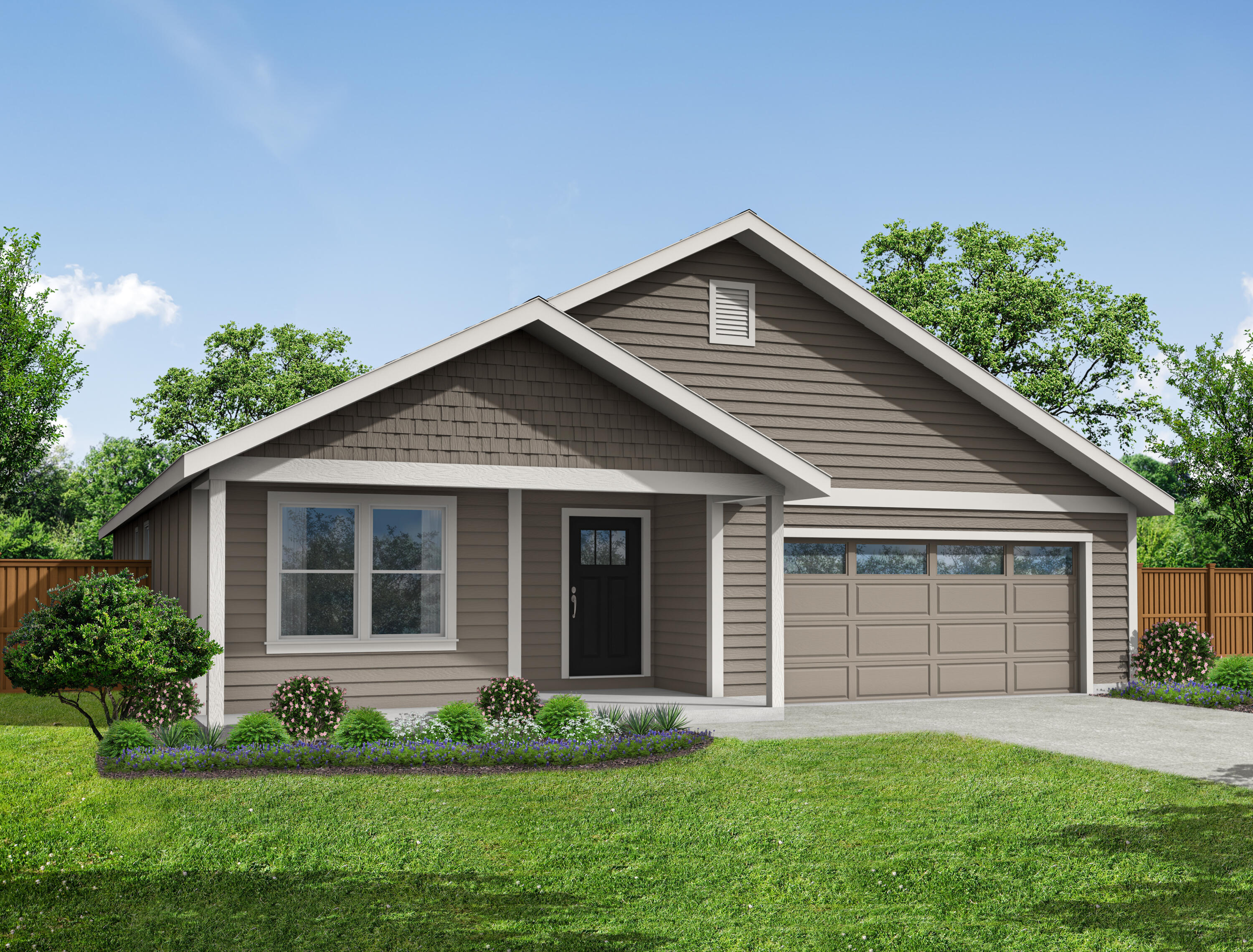 Welcome to Sagebrook Estates! This thoughtfully designed home features 3 bedrooms, 2 bathrooms, and a spacious great room layout. Enjoy modern living with LVP flooring, plush carpet, and abundant natural light. The open-concept kitchen is equipped with quartz countertops, stainless steel appliances, and ample storage. Stay comfortable year-round with a ductless heating/cooling system and enjoy endless hot water from the tankless water heater. Energy Star certification means lower utility bills and reduced environmental impact. The home includes a double car garage and landscaped front yard. Located in the desirable Sagebrook Estates community, this property offers a peaceful neighborhood feel while being conveniently close to parks, schools, and local amenities. Whether you're relaxing at home or entertaining guests, this home offers comfort, efficiency, and style in one inviting package.