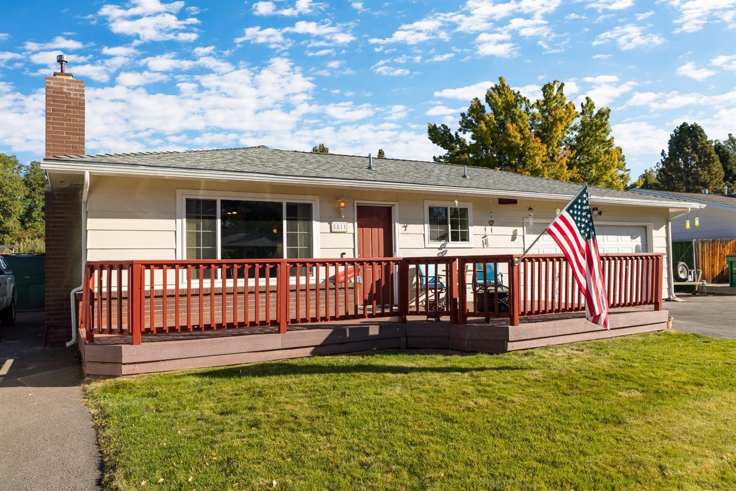 Wonderfully kept Sunset village home. This 4 bedroom 2 bath home sits on .23 acres and has a great yard with a water feature and in-ground sprinklers. The front yard has a beautiful trex deck perfect for enjoying the warm summer evenings. There is plenty of living space at 1782 square feet and a bonus room that sits off the living room/dining room. Within the past 5 years a new roof has been installed and there has been new exterior paint. Schedule your showing today! Seller will look at back up offers.